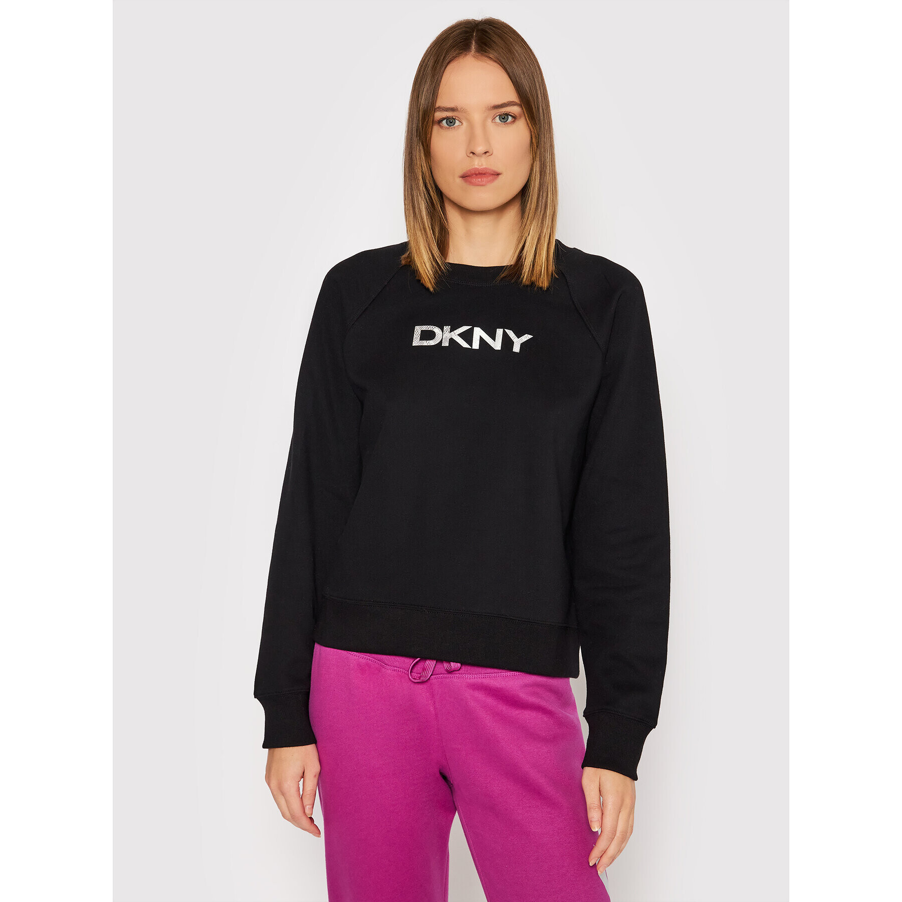 DKNY Sport Mikina DP1T8290 Čierna Regular Fit - Pepit.sk