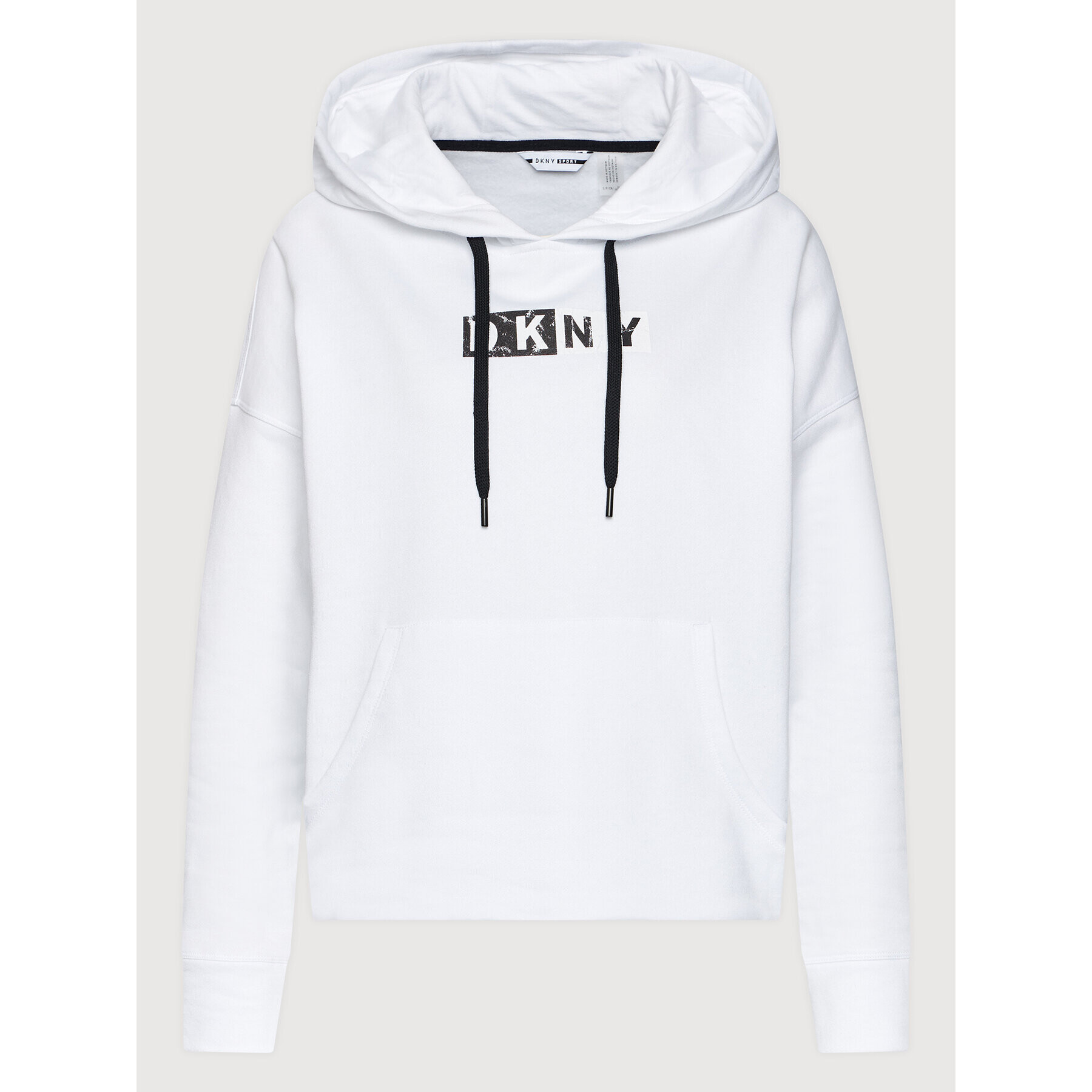 DKNY Sport Mikina DP1T8291 Biela Relaxed Fit - Pepit.sk