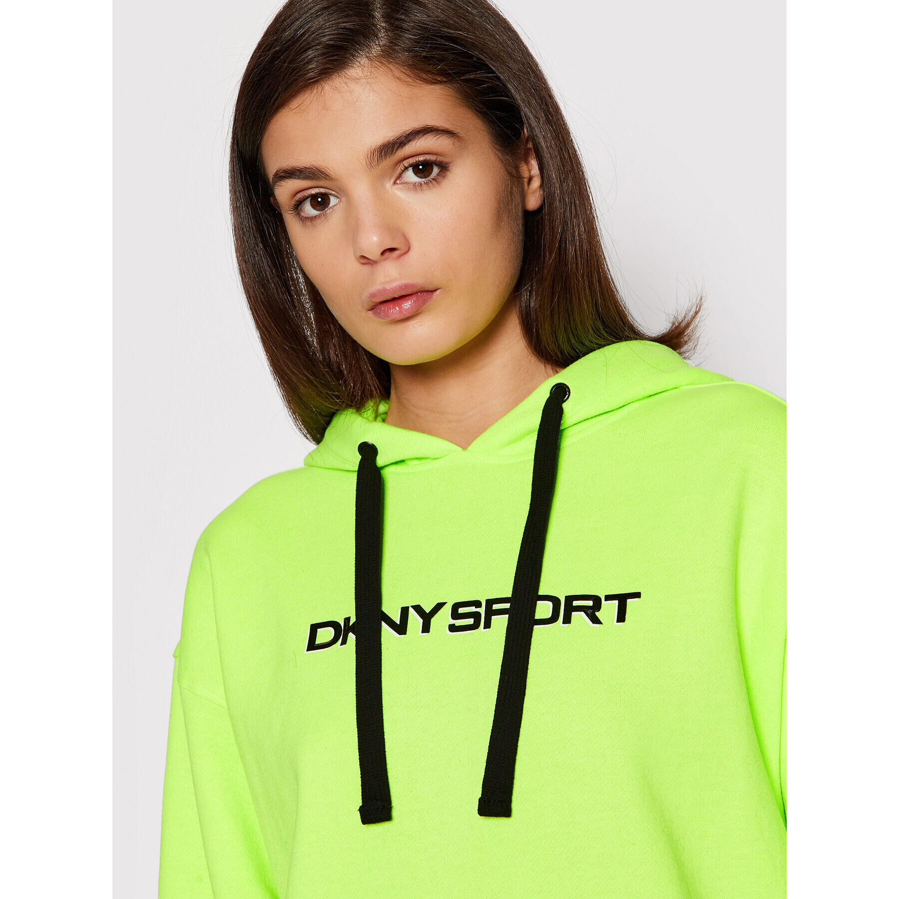 DKNY Sport Mikina DP1T8423 Zelená Oversize - Pepit.sk