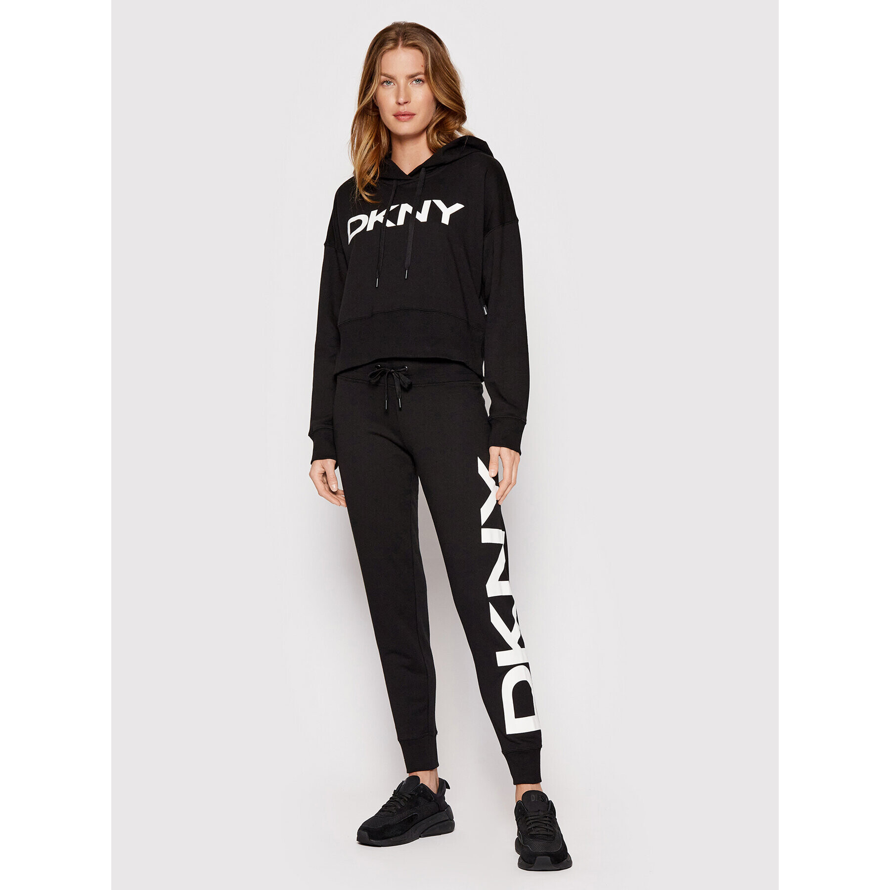 DKNY Sport Mikina DP1T8642 Čierna Regular Fit - Pepit.sk