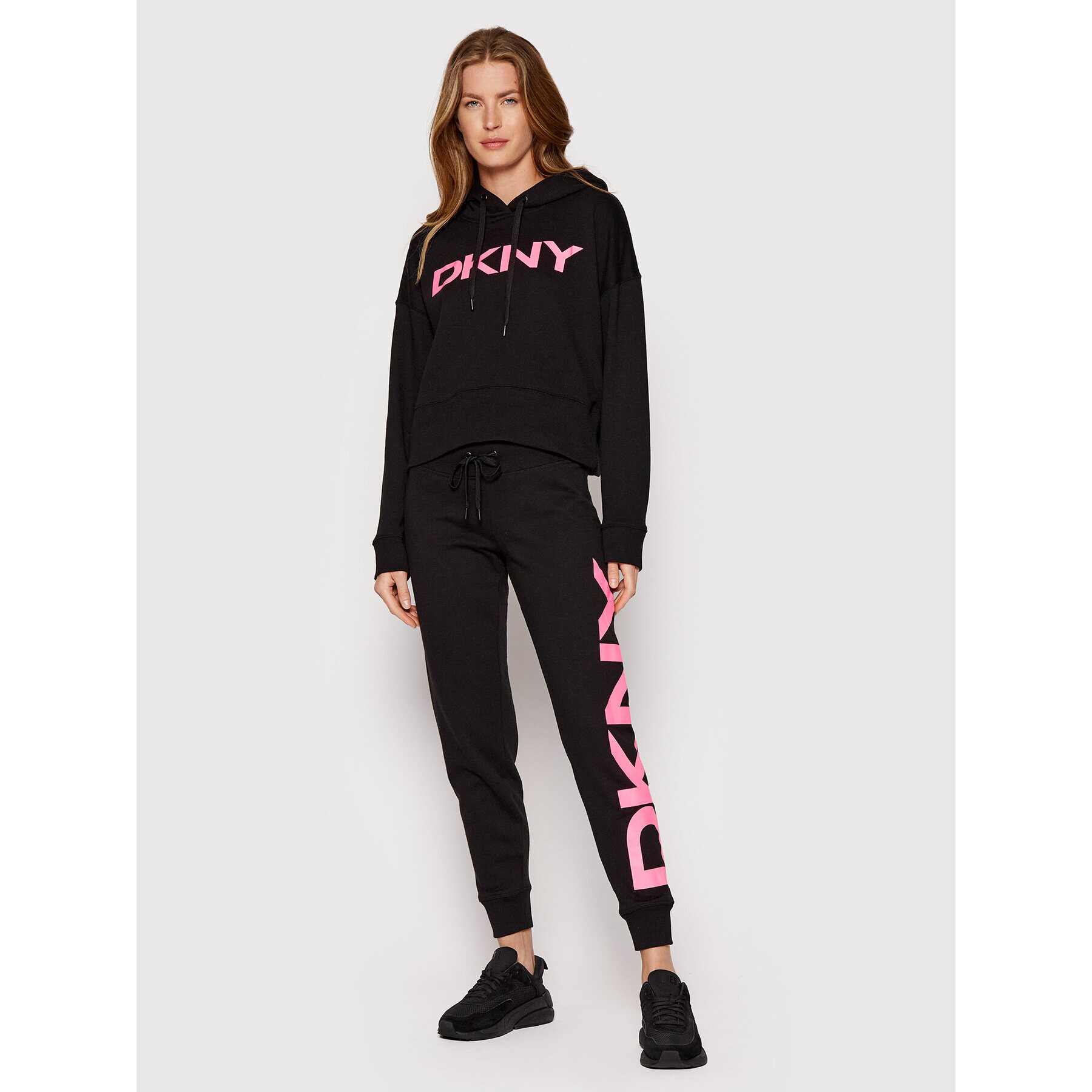 DKNY Sport Mikina DP1T8642 Čierna Regular Fit - Pepit.sk