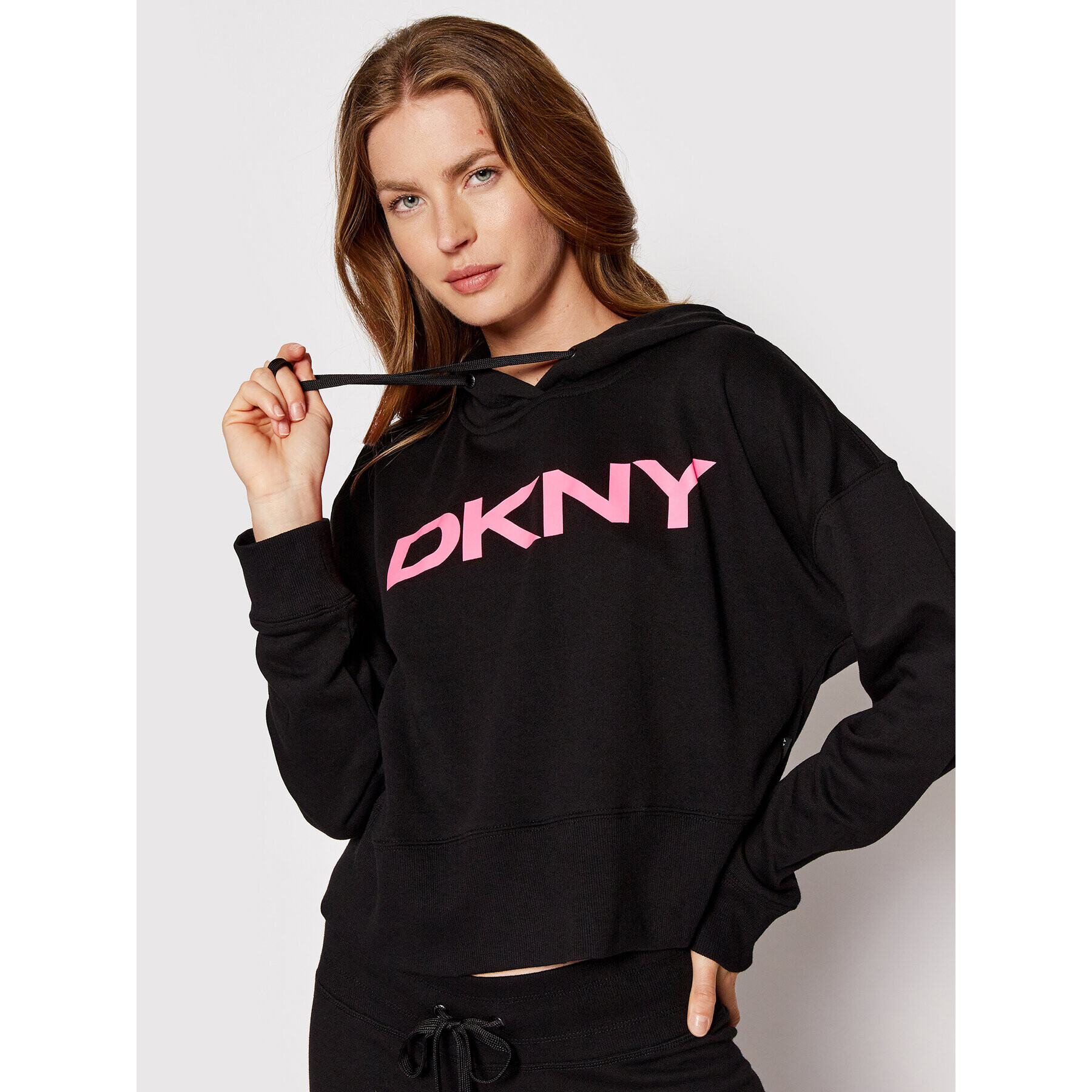 DKNY Sport Mikina DP1T8642 Čierna Regular Fit - Pepit.sk