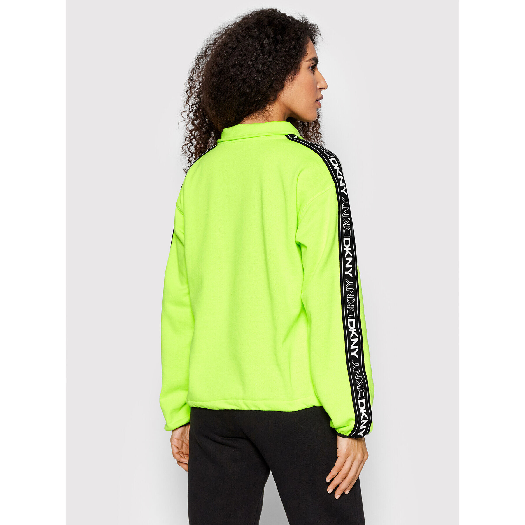 DKNY Sport Mikina DP1T8786 Zelená Relaxed Fit - Pepit.sk