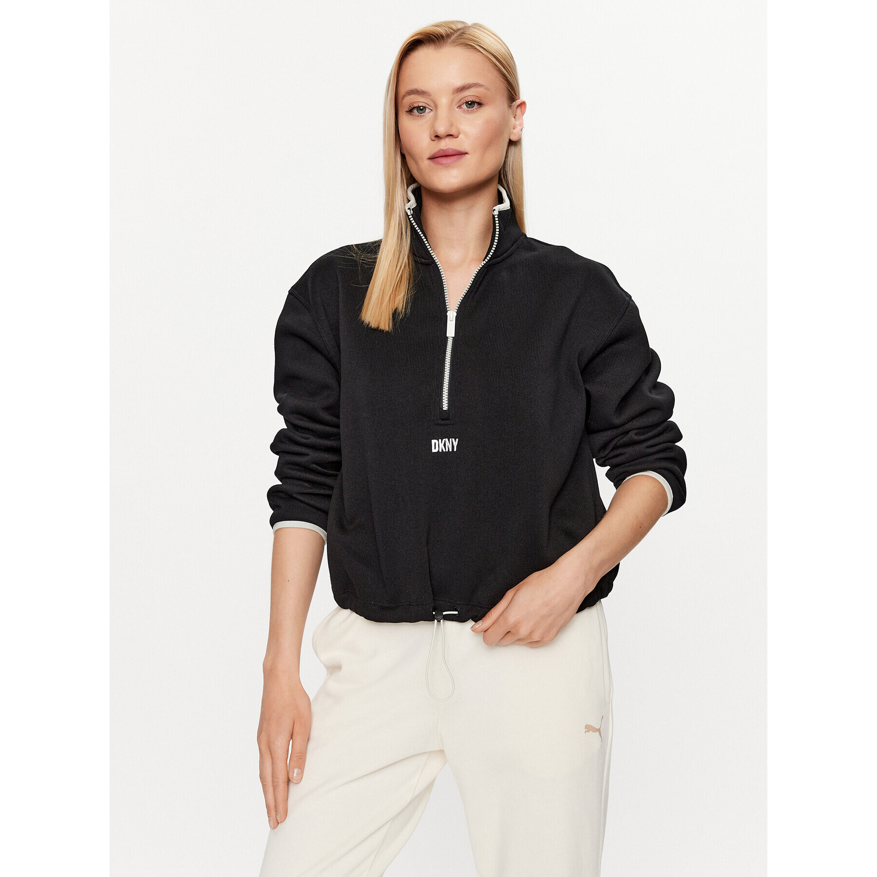 DKNY Sport Mikina DP2T8237 Čierna Regular Fit - Pepit.sk