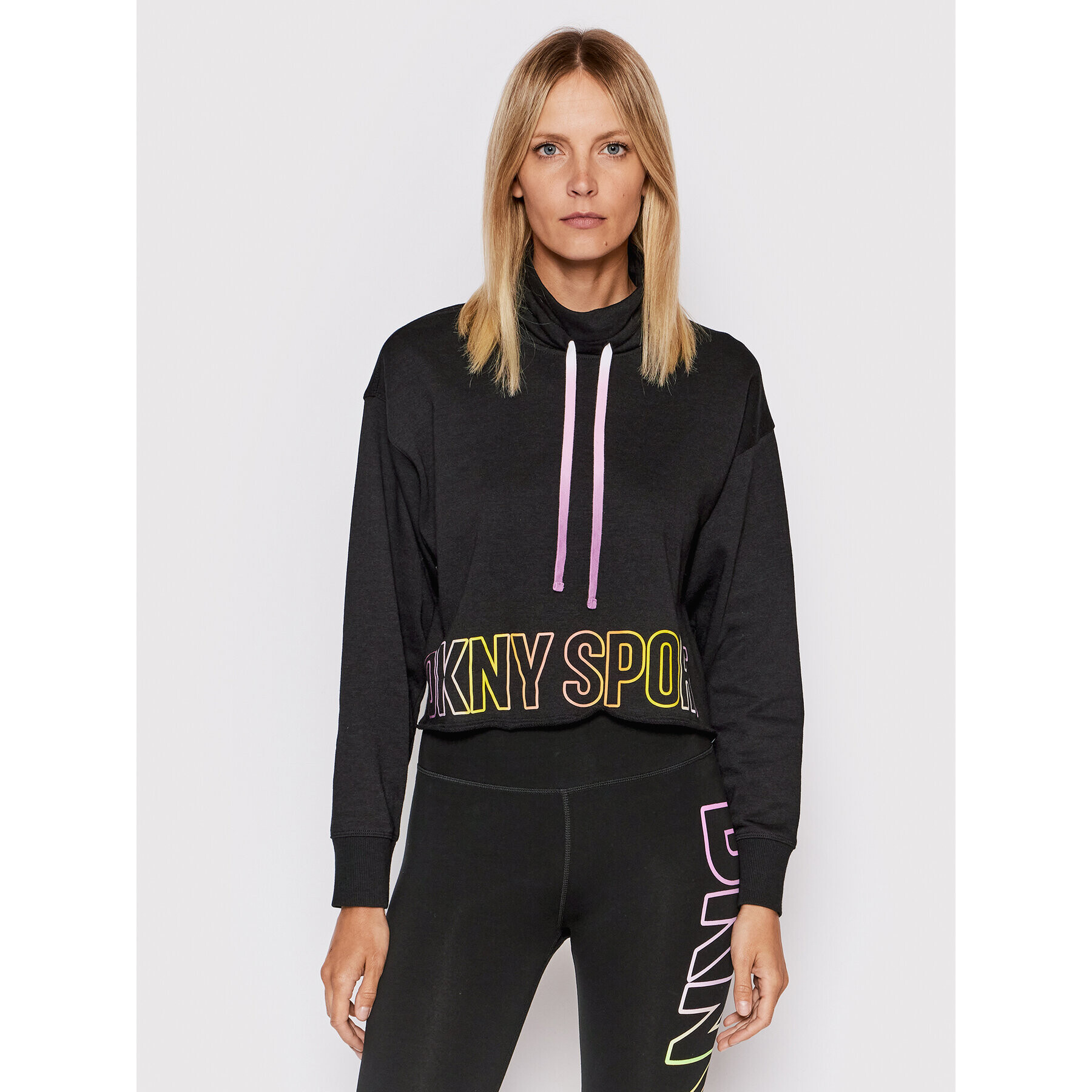 DKNY Sport Mikina DP2T8651 Čierna Regular Fit - Pepit.sk