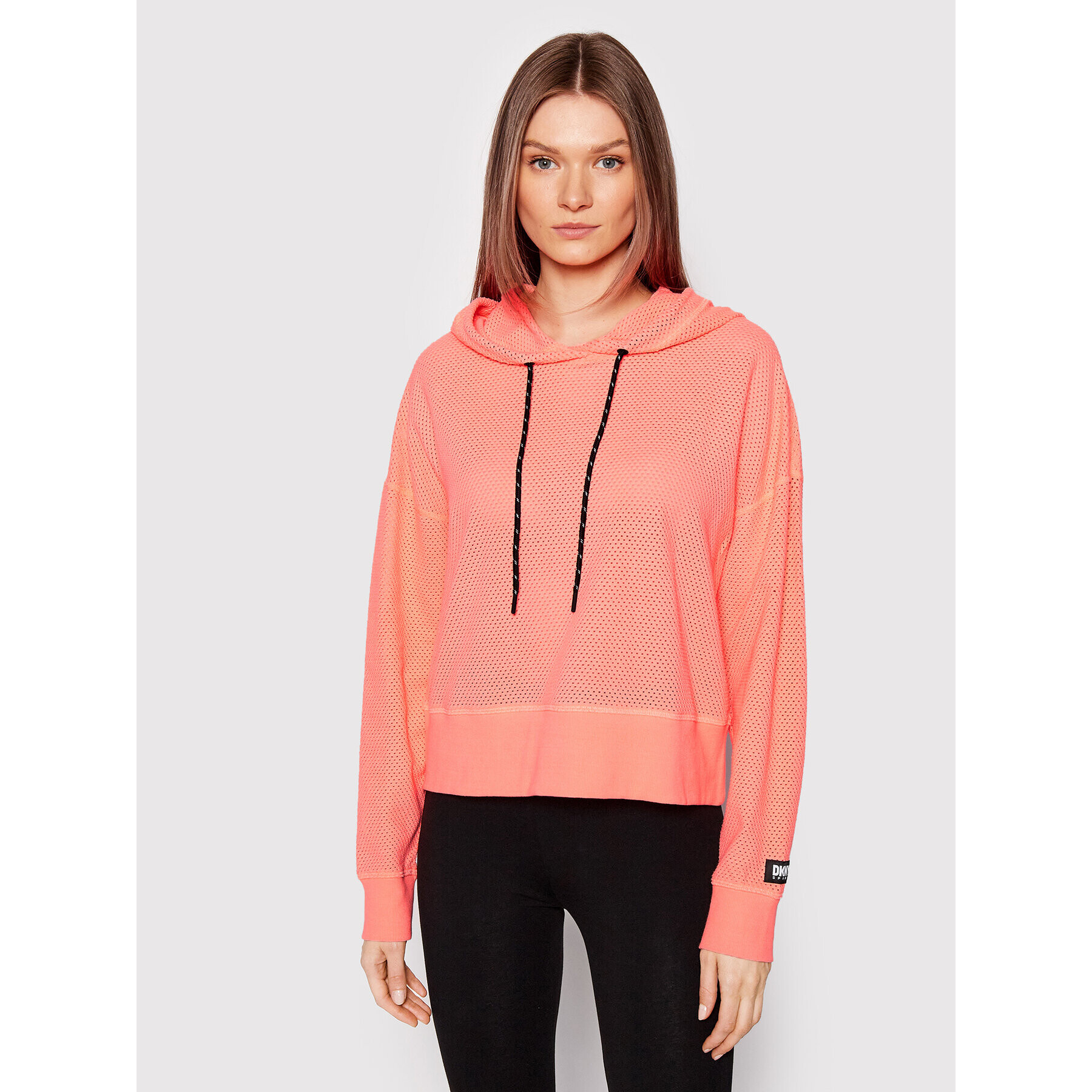 DKNY Sport Mikina DP2T8739 Oranžová Regular Fit - Pepit.sk