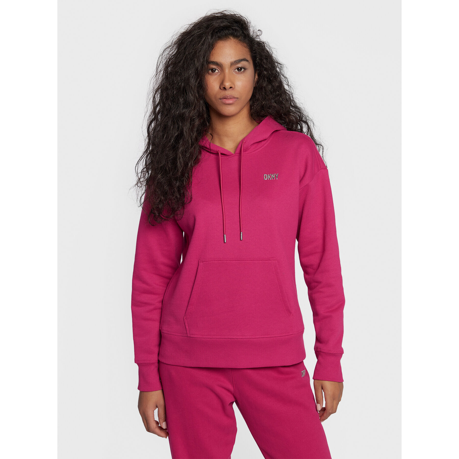 DKNY Sport Mikina DP2T9057 Ružová Regular Fit - Pepit.sk