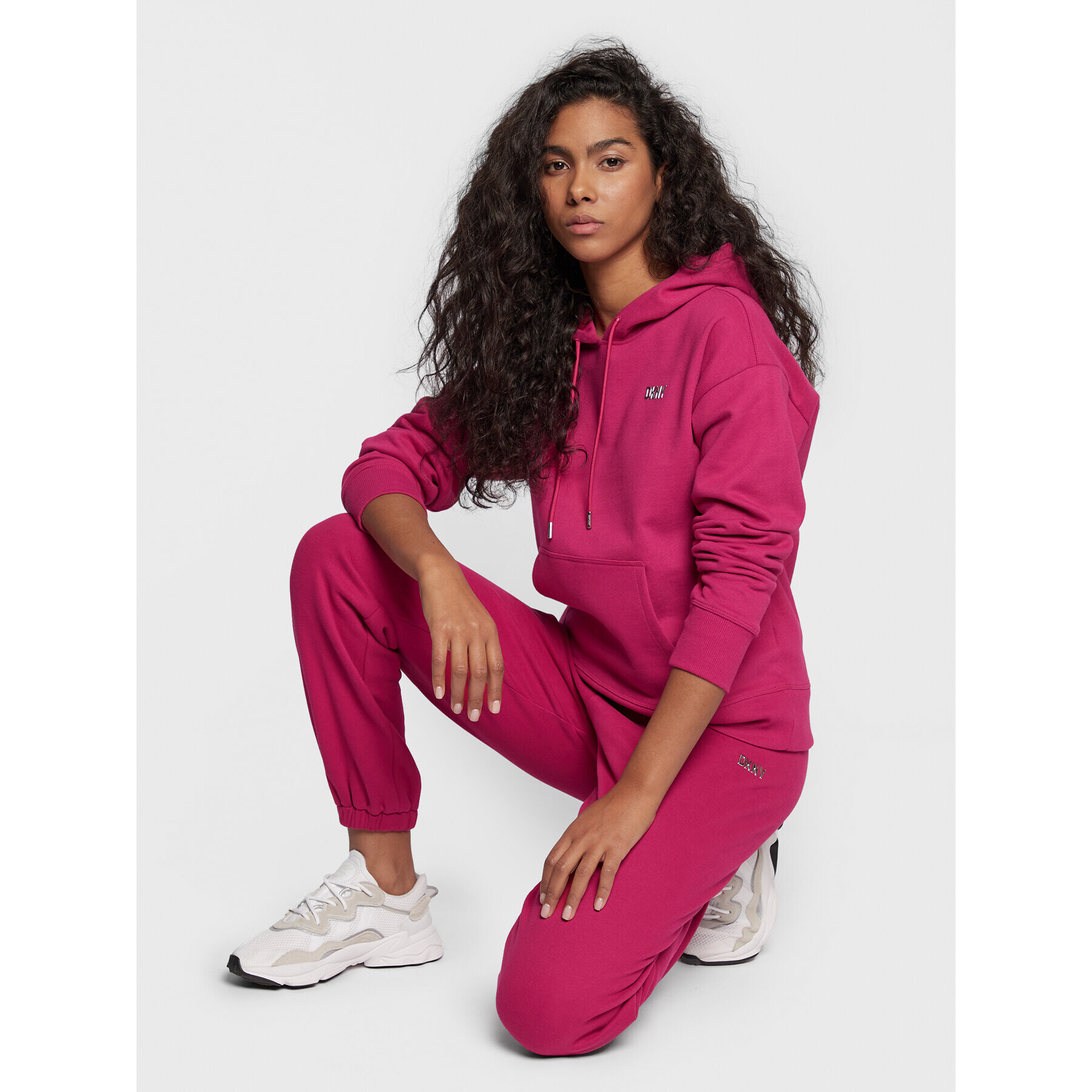 DKNY Sport Mikina DP2T9057 Ružová Regular Fit - Pepit.sk