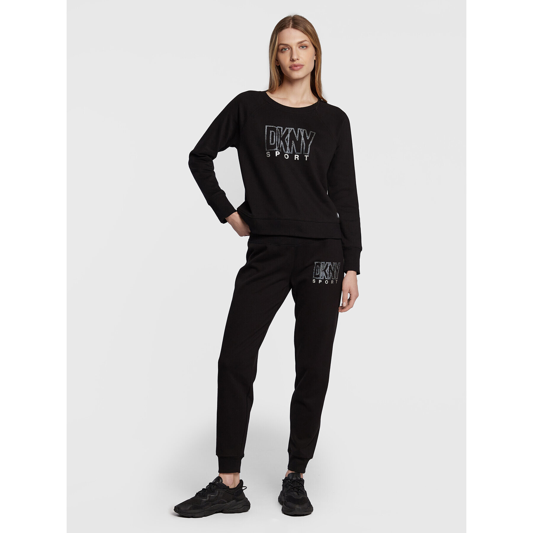 DKNY Sport Mikina DP2T9071 Čierna Regular Fit - Pepit.sk