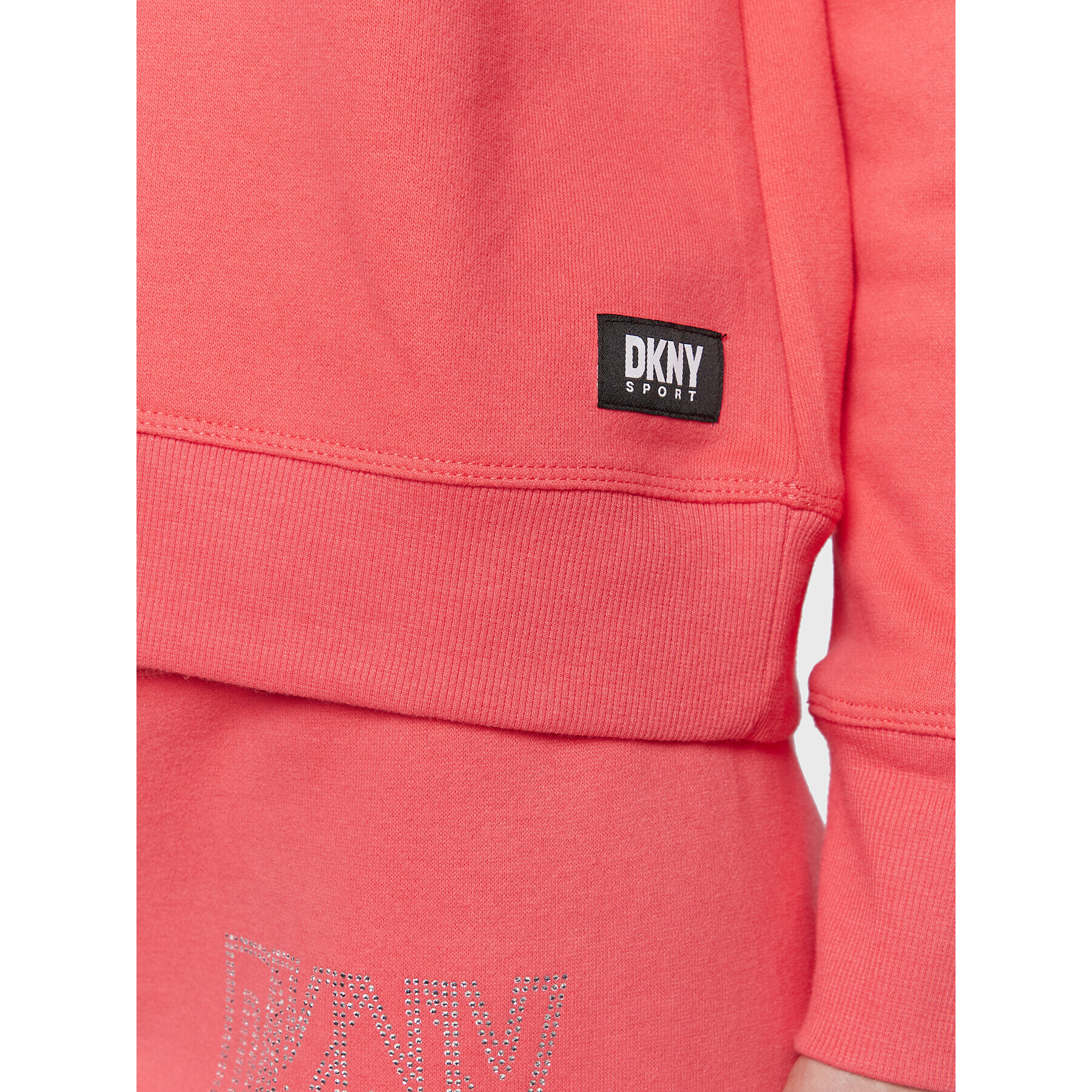 DKNY Sport Mikina DP2T9071 Ružová Regular Fit - Pepit.sk