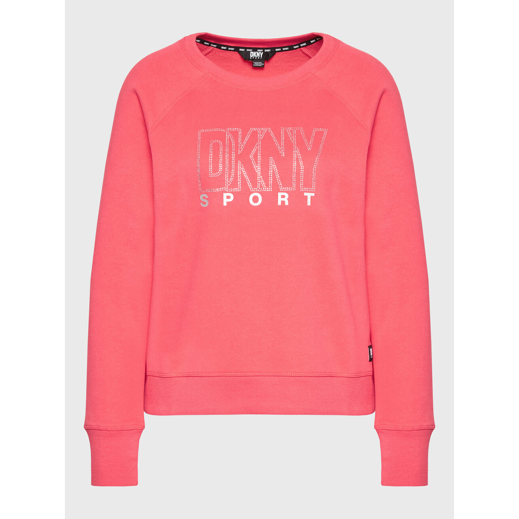 DKNY Sport Mikina DP2T9071 Ružová Regular Fit - Pepit.sk