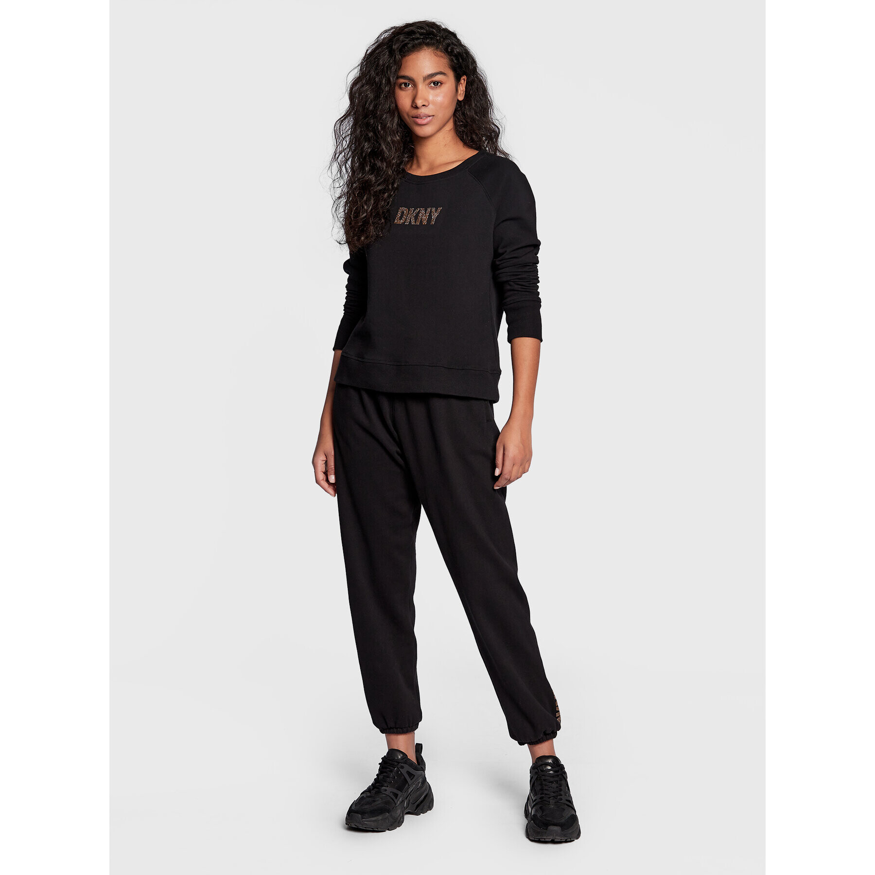 DKNY Sport Mikina DP2T9121 Čierna Regular Fit - Pepit.sk