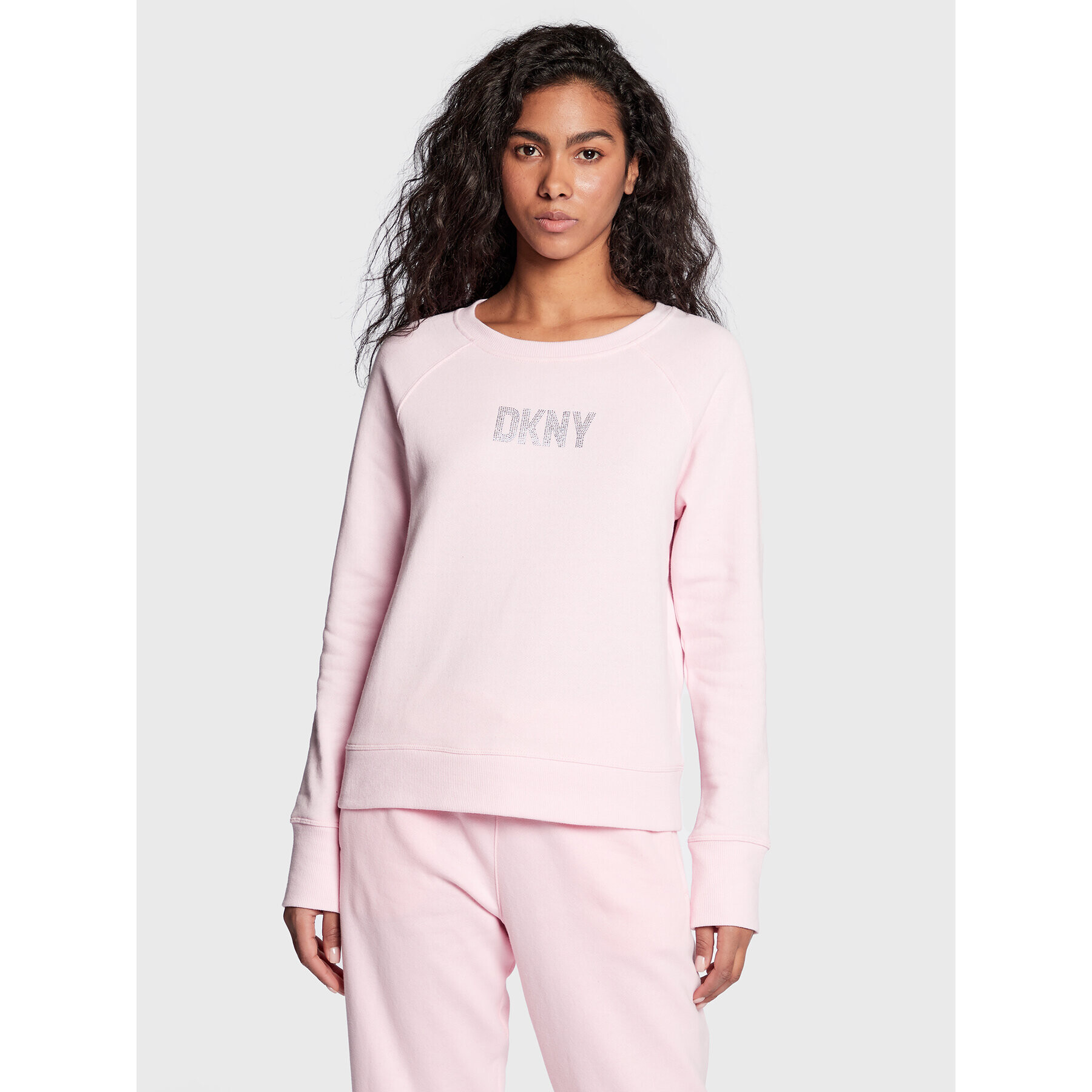 DKNY Sport Mikina DP2T9121 Ružová Regular Fit - Pepit.sk