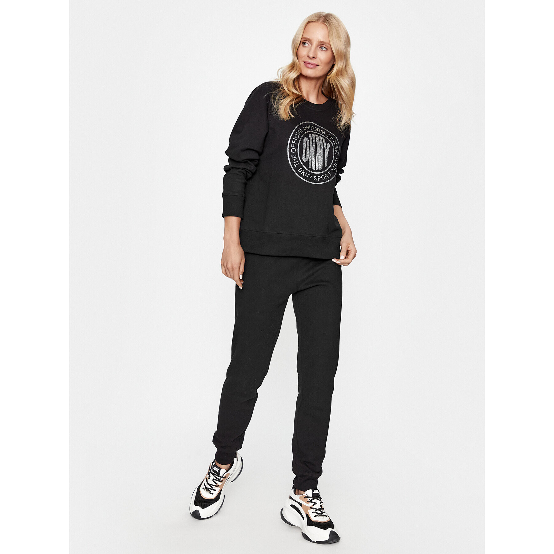 DKNY Sport Mikina DP3T9442 Čierna Regular Fit - Pepit.sk