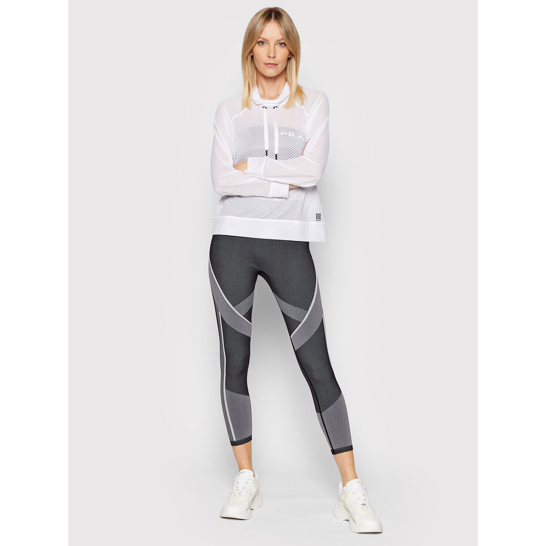 DKNY Sport Mikina DP9T6457 Biela Regular Fit - Pepit.sk