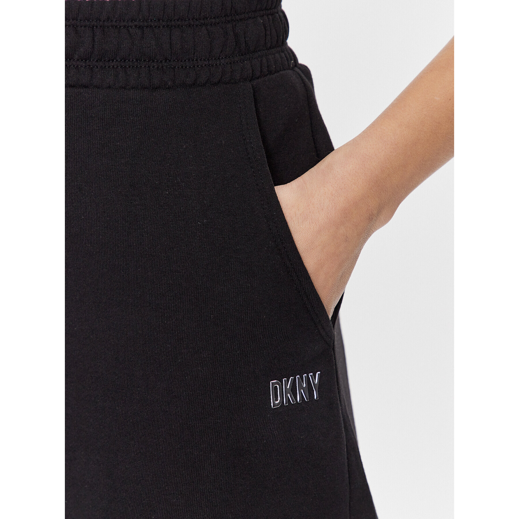 DKNY Sport Mini sukňa DP3S5117 Čierna Classic Fit - Pepit.sk