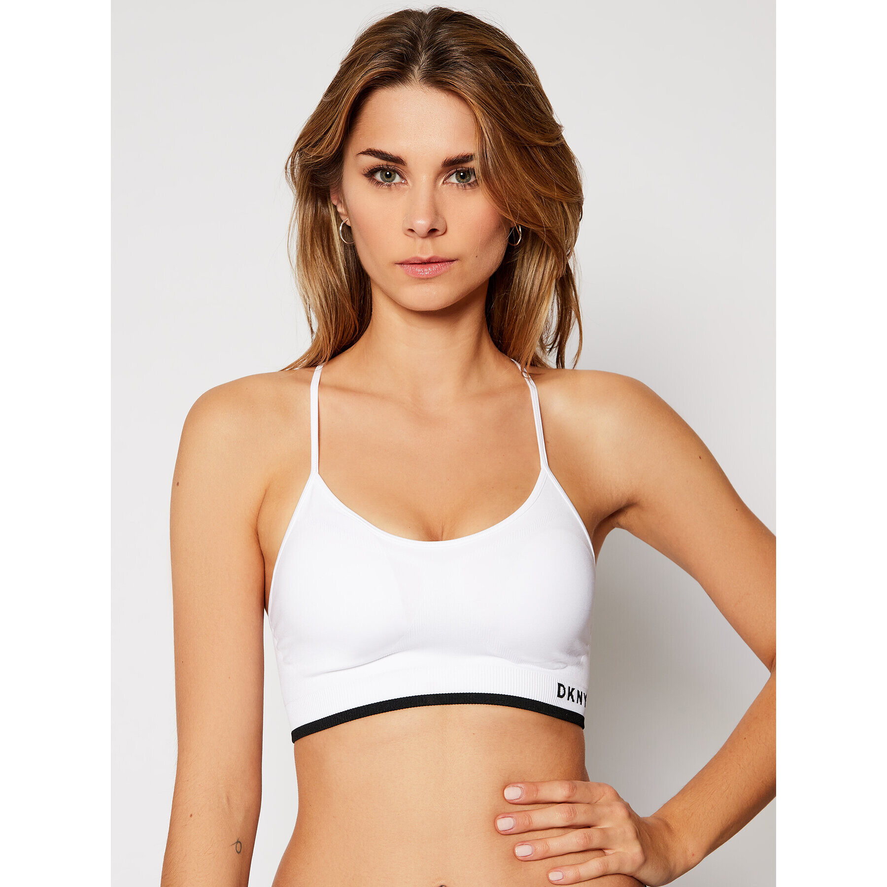 DKNY Sport Podprsenkový top DP0T7276 Biela - Pepit.sk