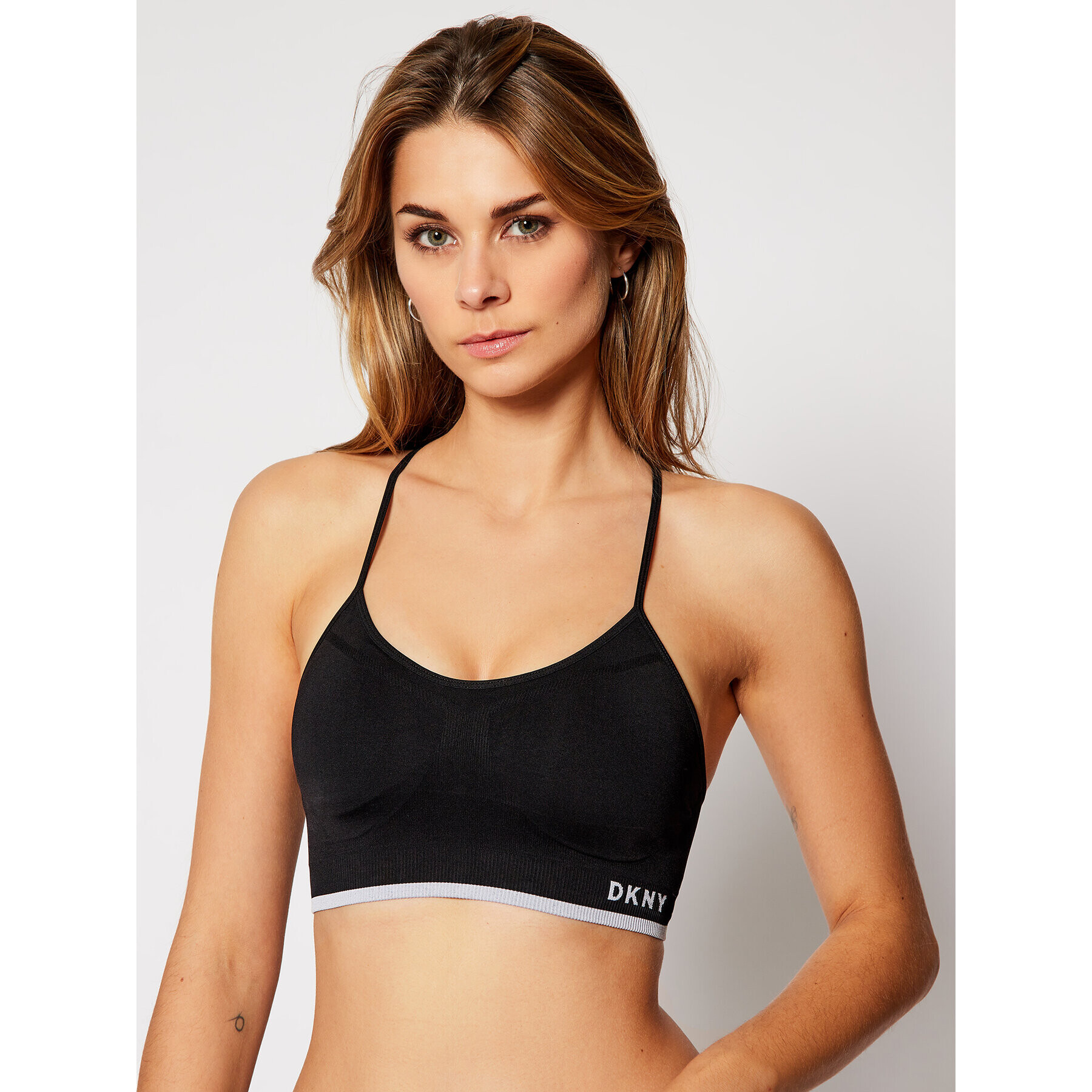 DKNY Sport Podprsenkový top DP0T7276 Čierna - Pepit.sk