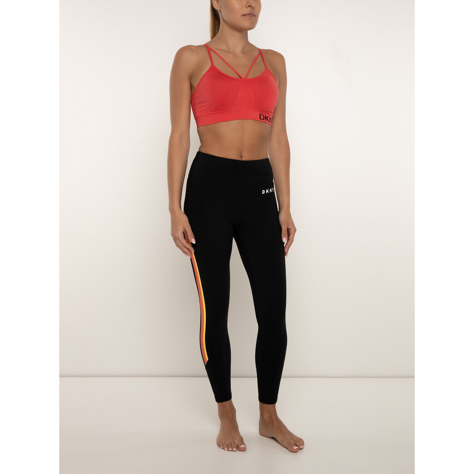 DKNY Sport Podprsenkový top DP8T5475 Červená - Pepit.sk