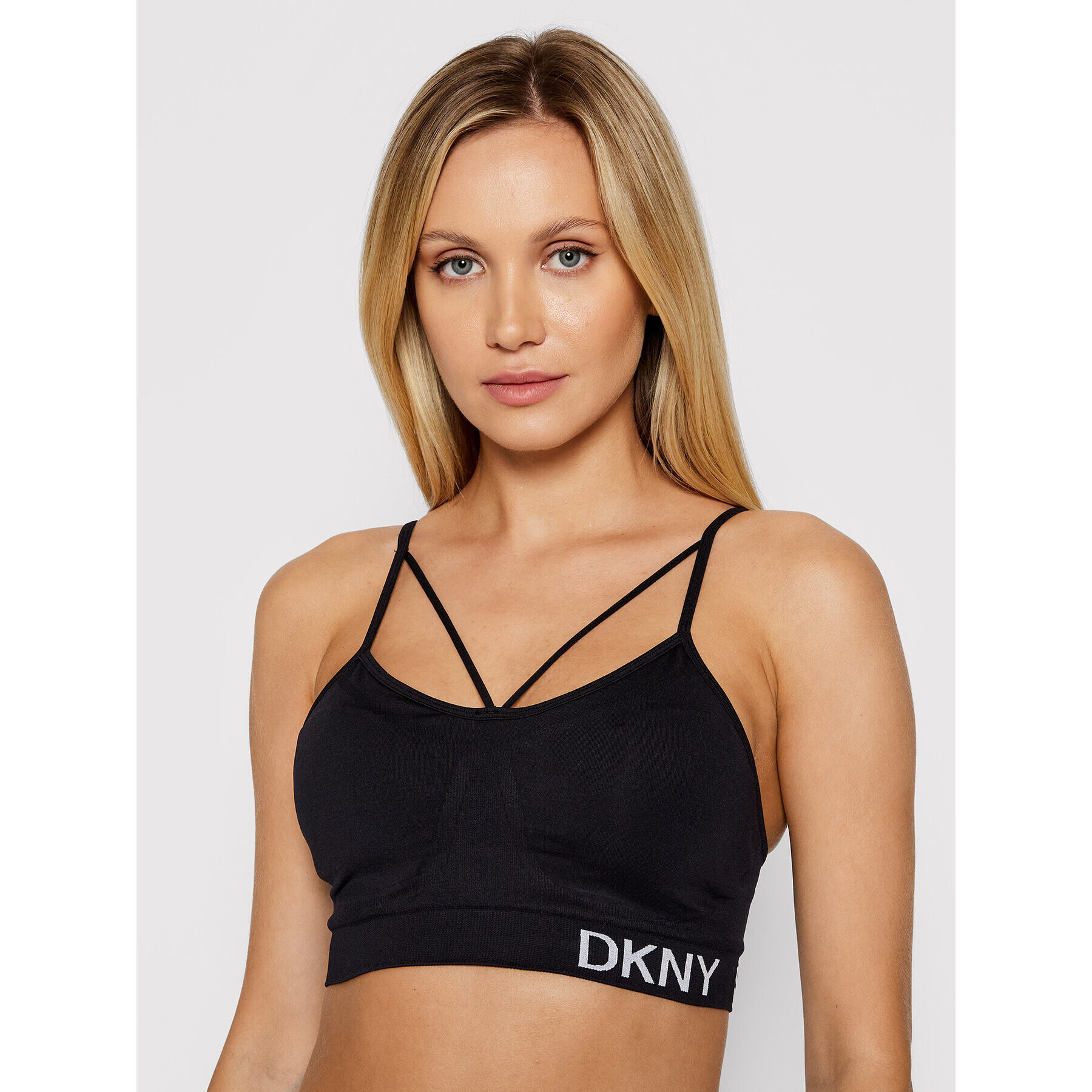 DKNY Sport Podprsenkový top DP9T5475 Čierna - Pepit.sk