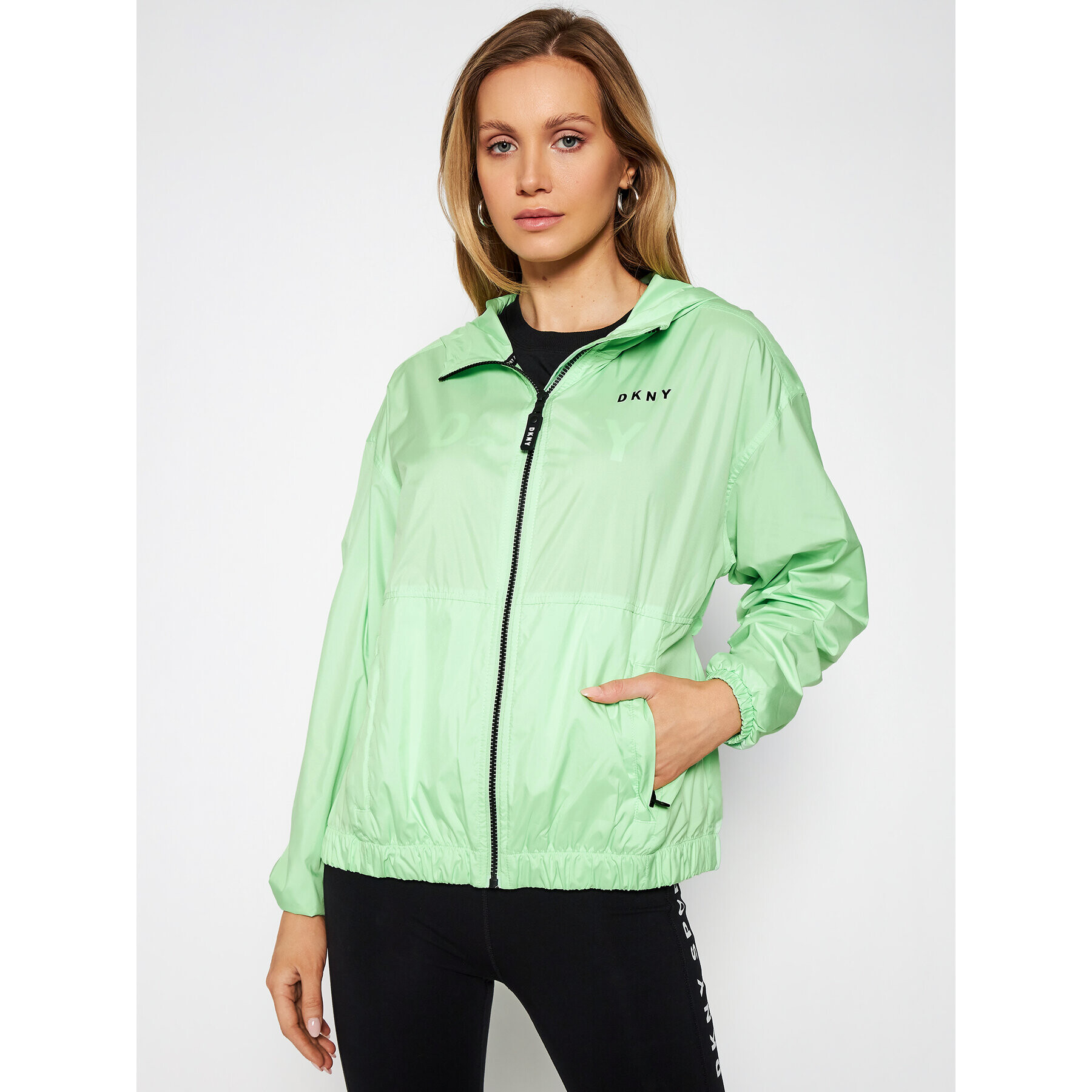 DKNY Sport Prechodná bunda DP0J8973 Zelená Regular Fit - Pepit.sk