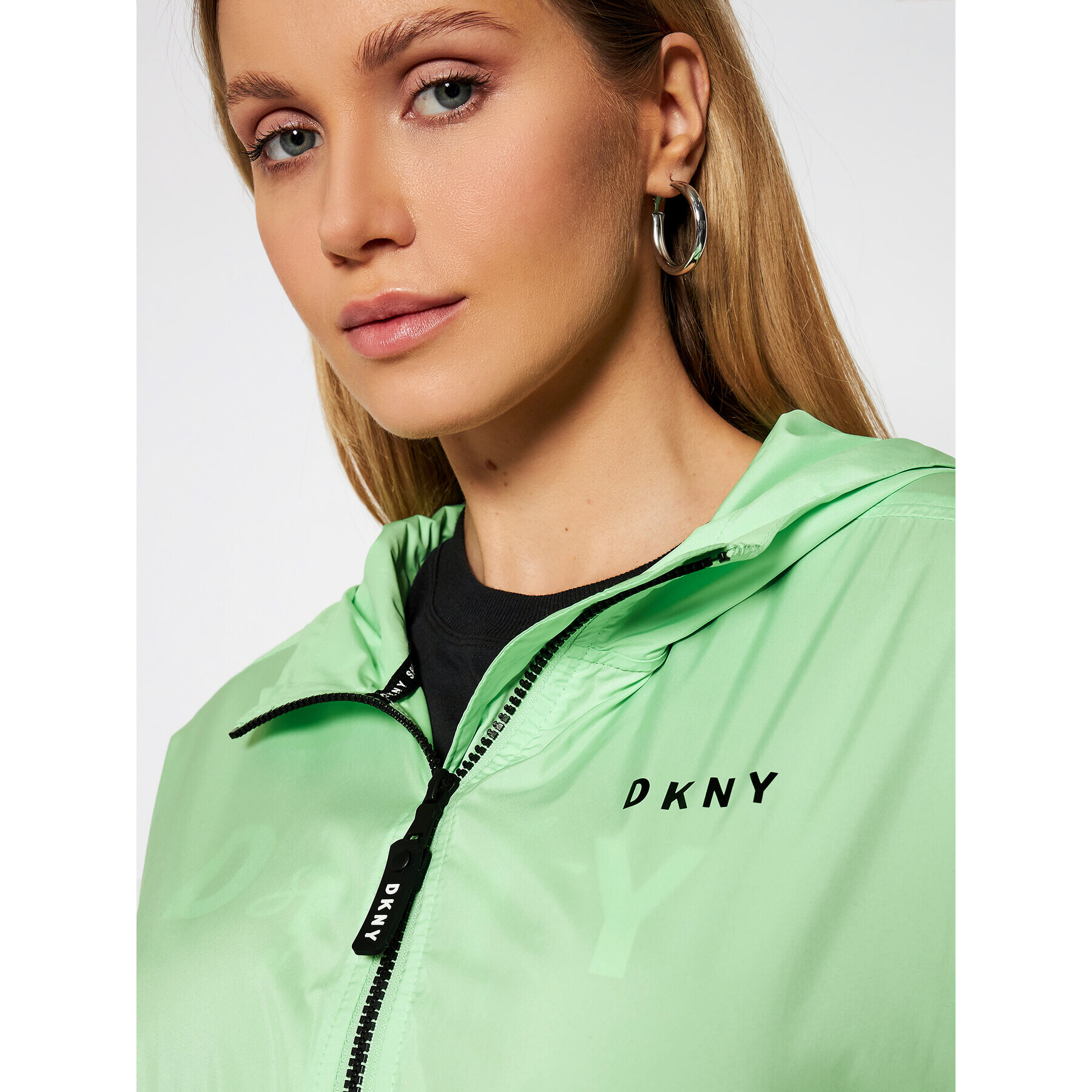 DKNY Sport Prechodná bunda DP0J8973 Zelená Regular Fit - Pepit.sk