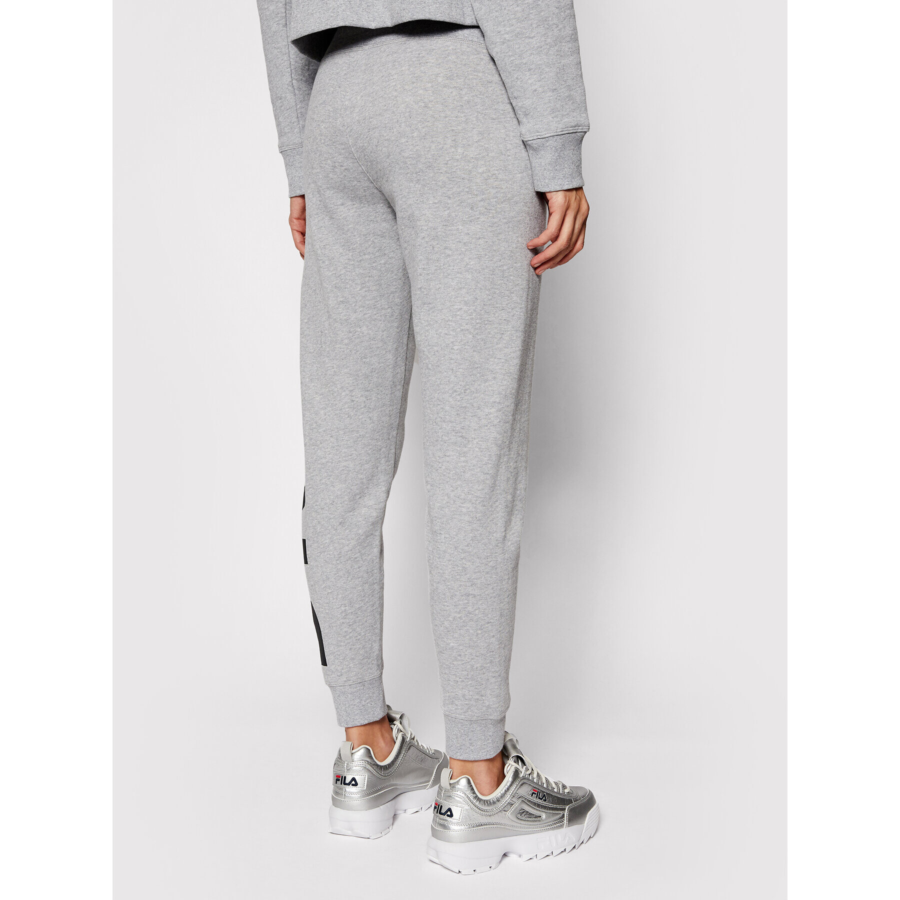 DKNY Sport Teplákové nohavice DKNY-DP0P1251 Sivá Regular Fit - Pepit.sk