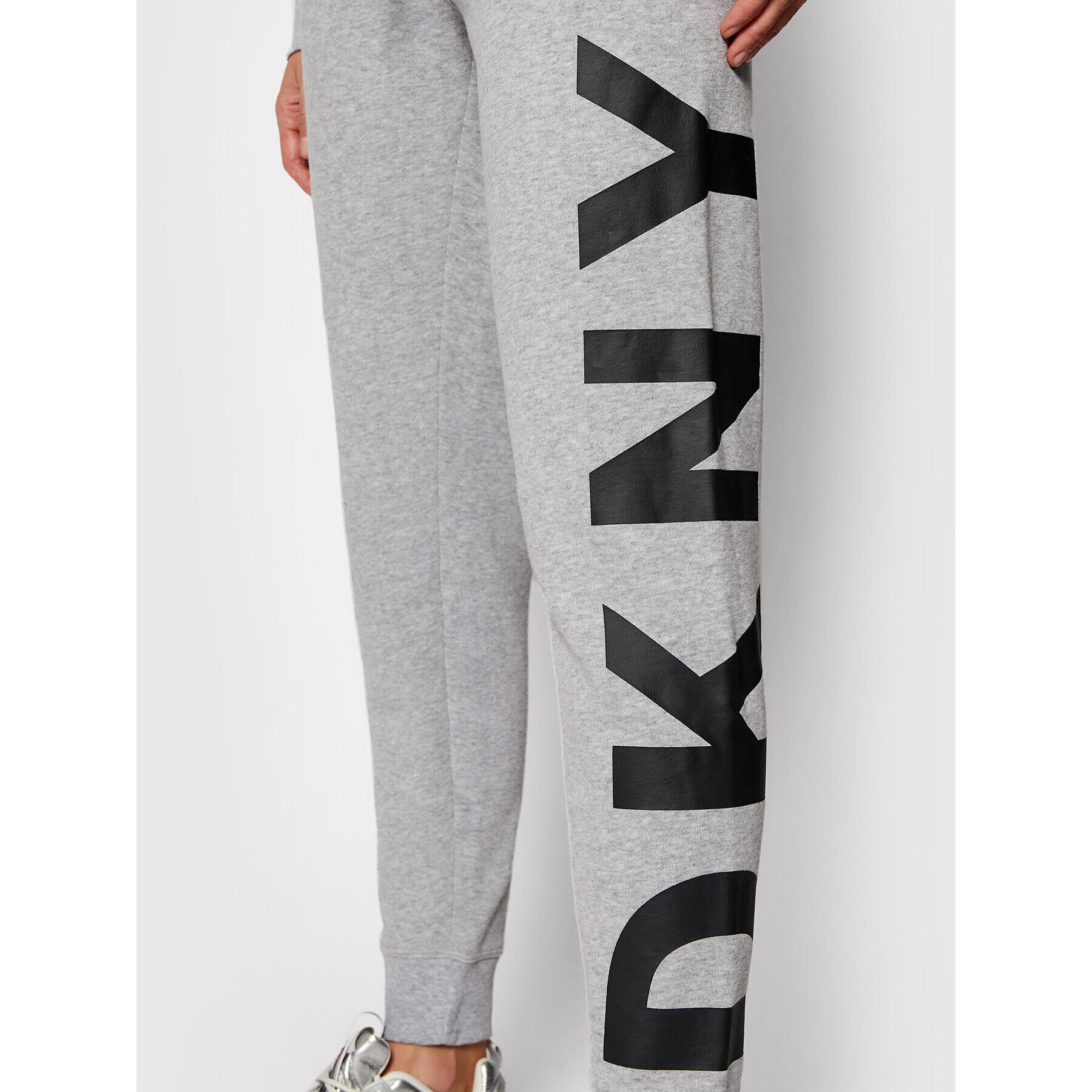 DKNY Sport Teplákové nohavice DKNY-DP0P1251 Sivá Regular Fit - Pepit.sk