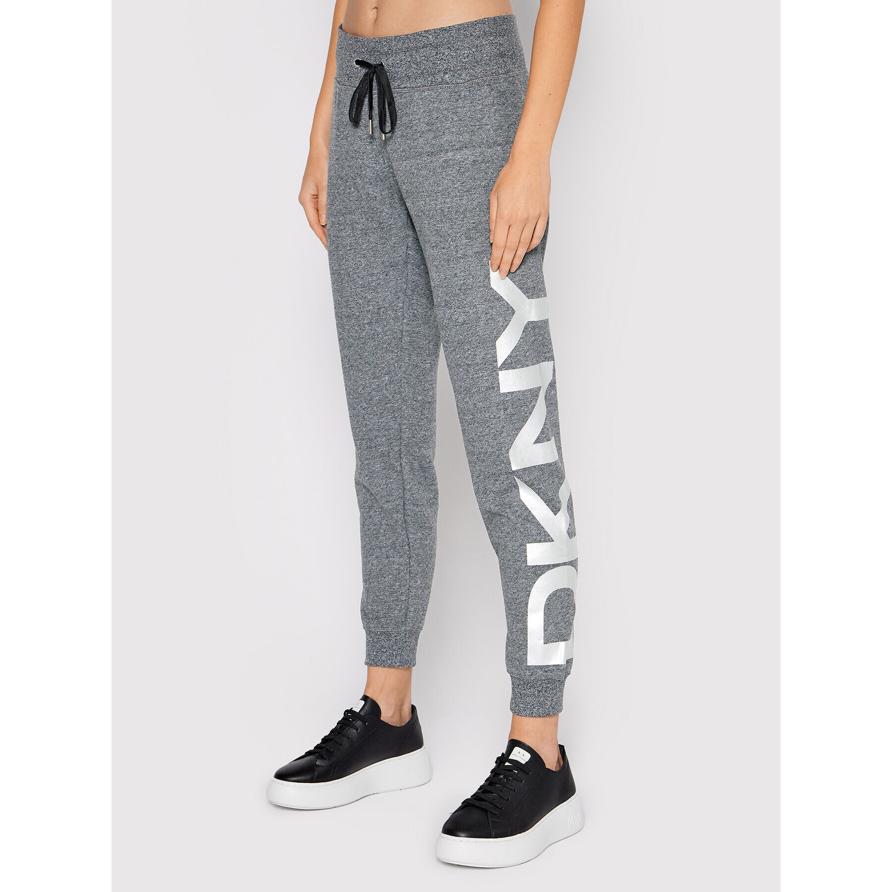 DKNY Sport Teplákové nohavice DP1P1251 Sivá Regular Fit - Pepit.sk