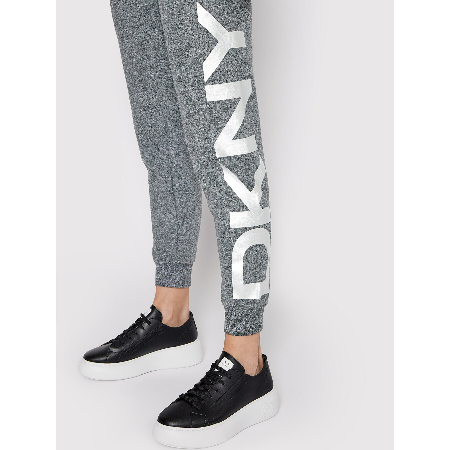 DKNY Sport Teplákové nohavice DP1P1251 Sivá Regular Fit - Pepit.sk