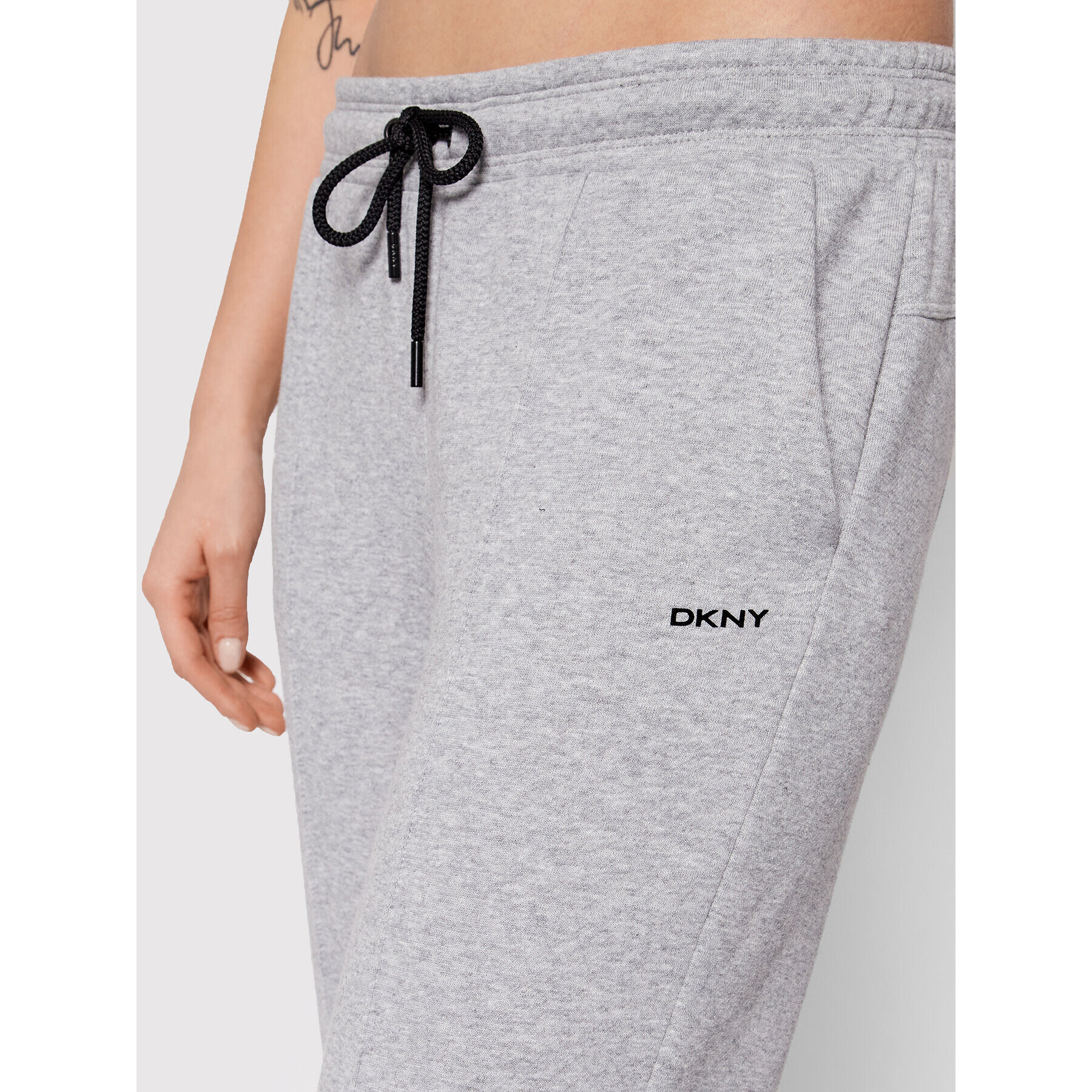 DKNY Sport Teplákové nohavice DP1P2743 Sivá Regular Fit - Pepit.sk