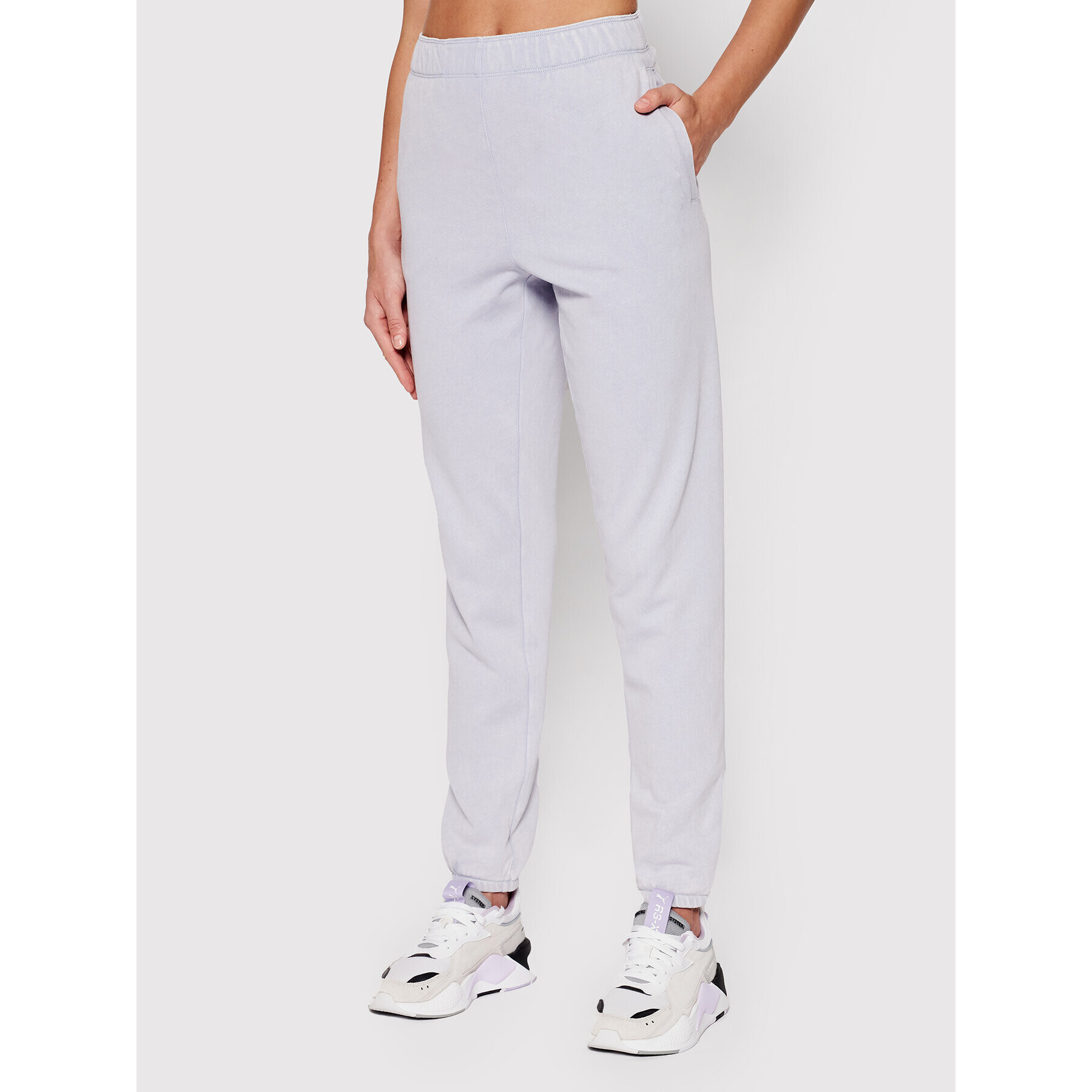 DKNY Sport Teplákové nohavice DP1P2777 Modrá Relaxed Fit - Pepit.sk