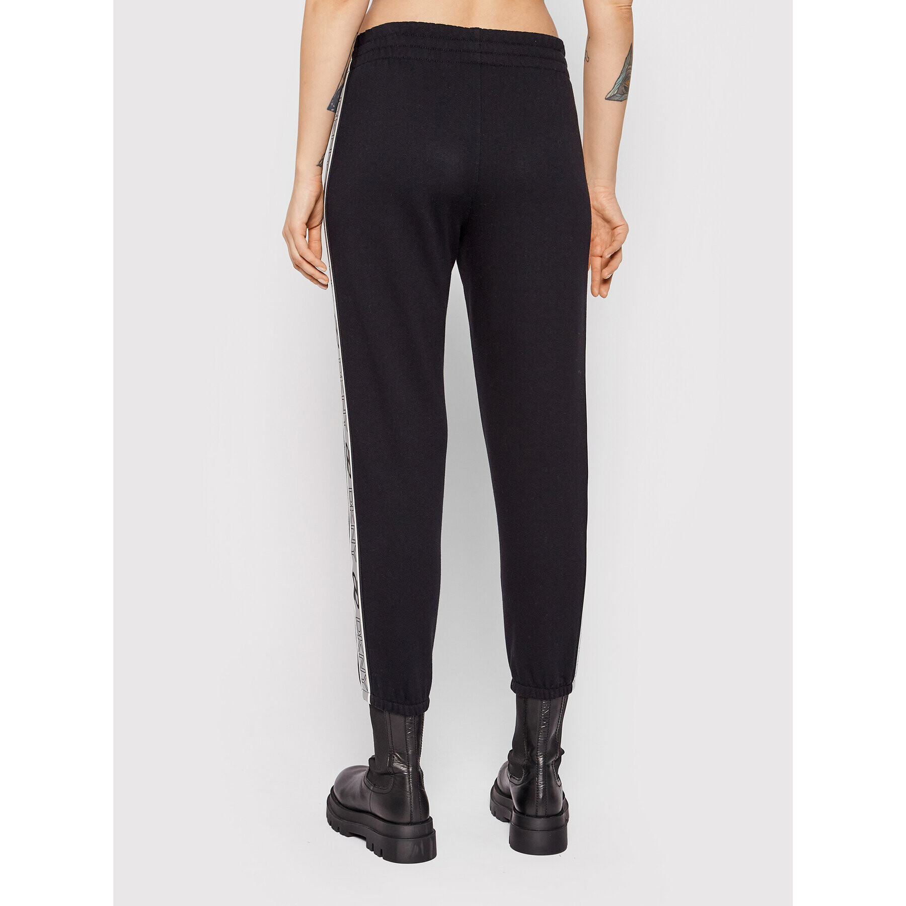 DKNY Sport Teplákové nohavice DP1P2802 Čierna Regular Fit - Pepit.sk