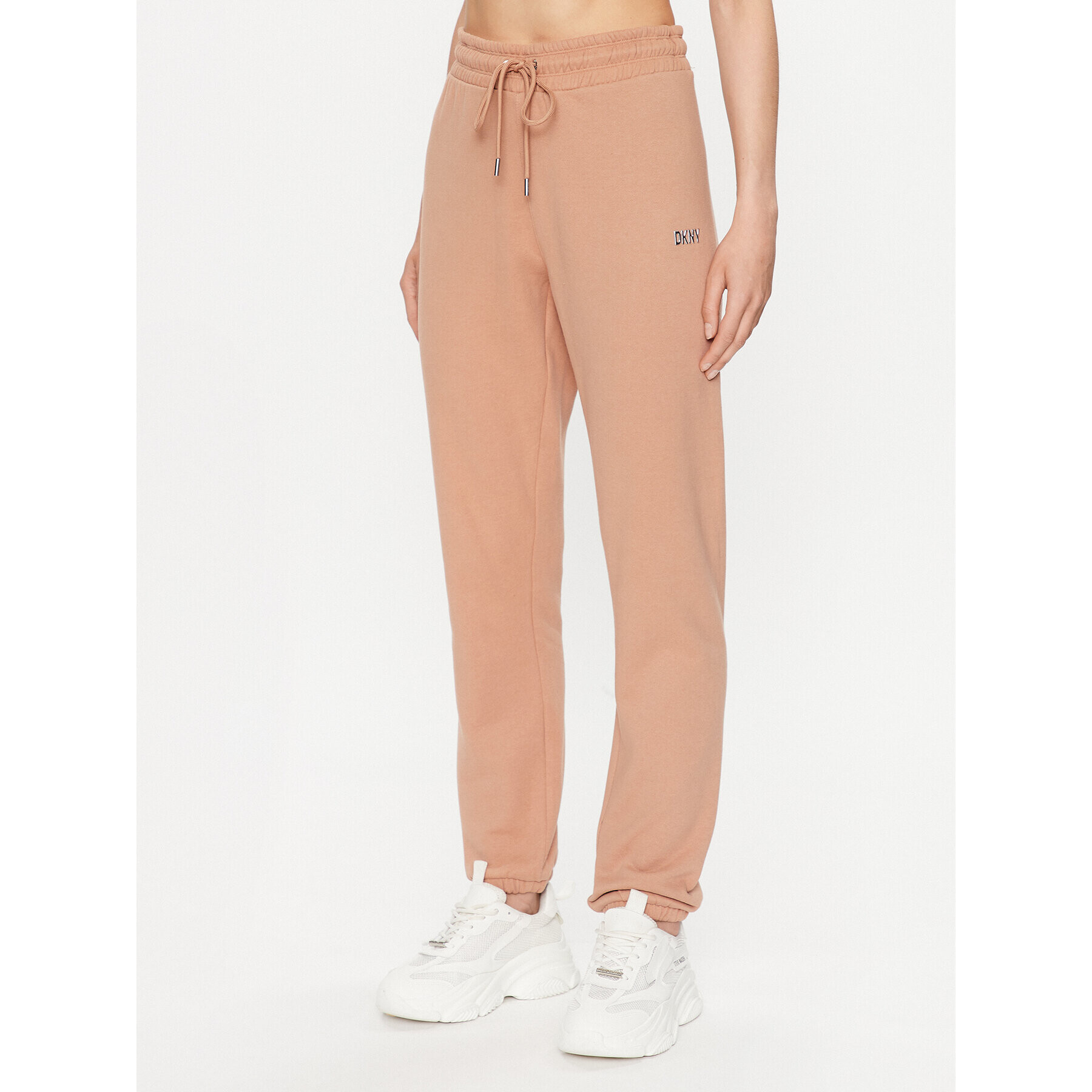 DKNY Sport Teplákové nohavice DP2P3114 Hnedá Regular Fit - Pepit.sk