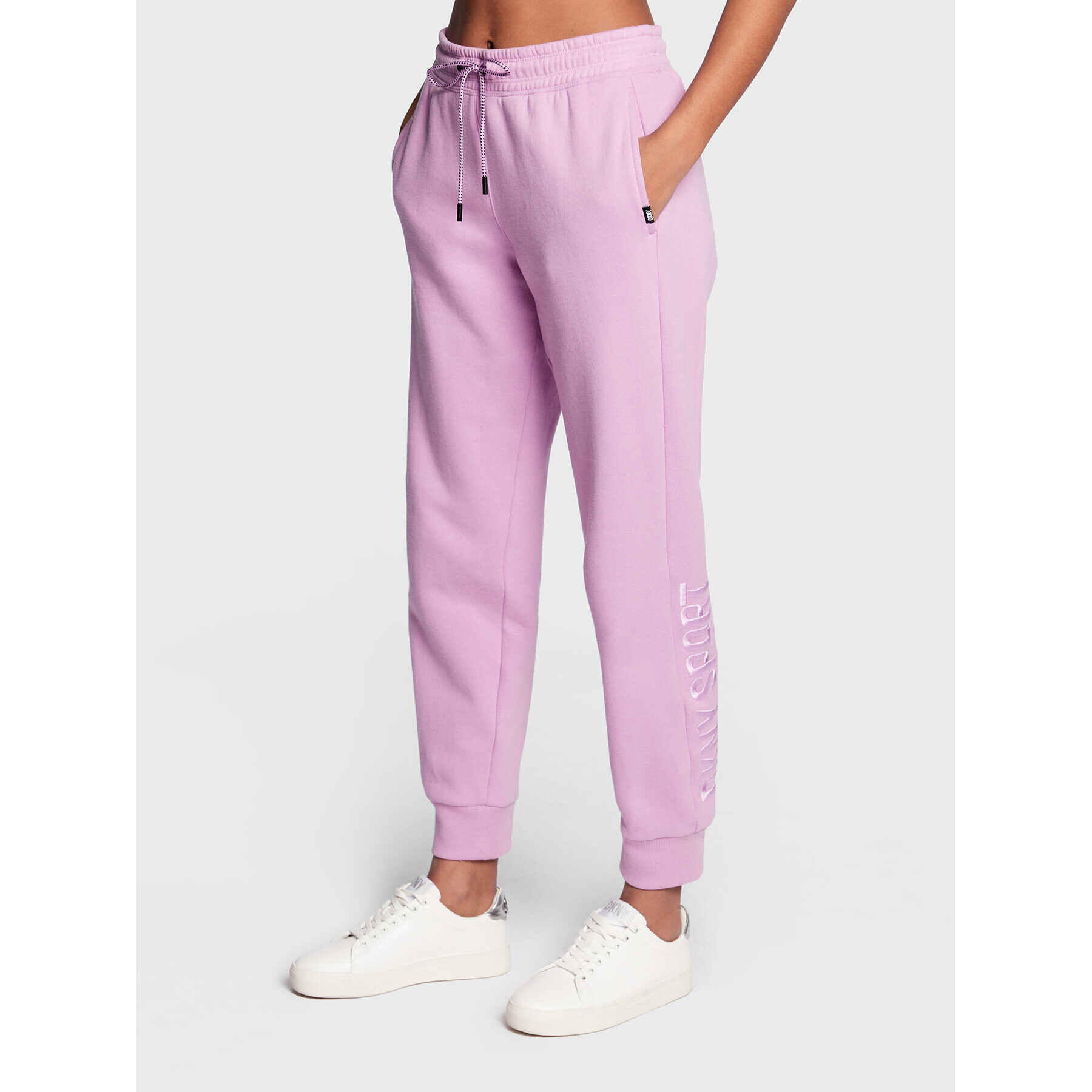 DKNY Sport Teplákové nohavice DP2P3117 Fialová Regular Fit - Pepit.sk