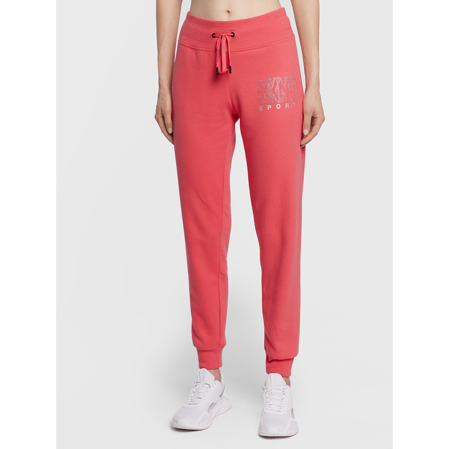 DKNY Sport Teplákové nohavice DP2P3120 Ružová Regular Fit - Pepit.sk