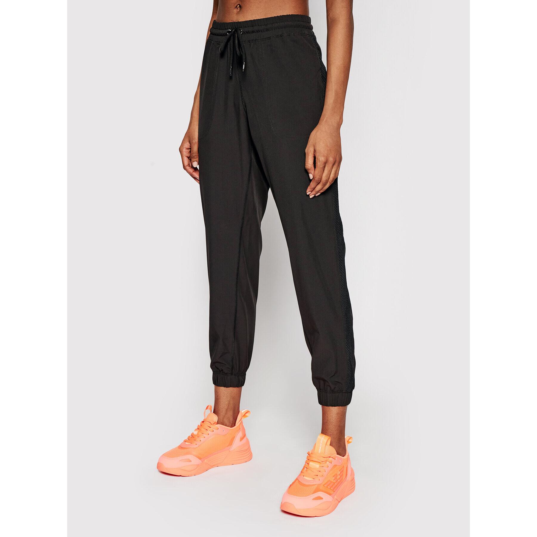 DKNY Sport Teplákové nohavice DP8P1303 Čierna Regular Fit - Pepit.sk