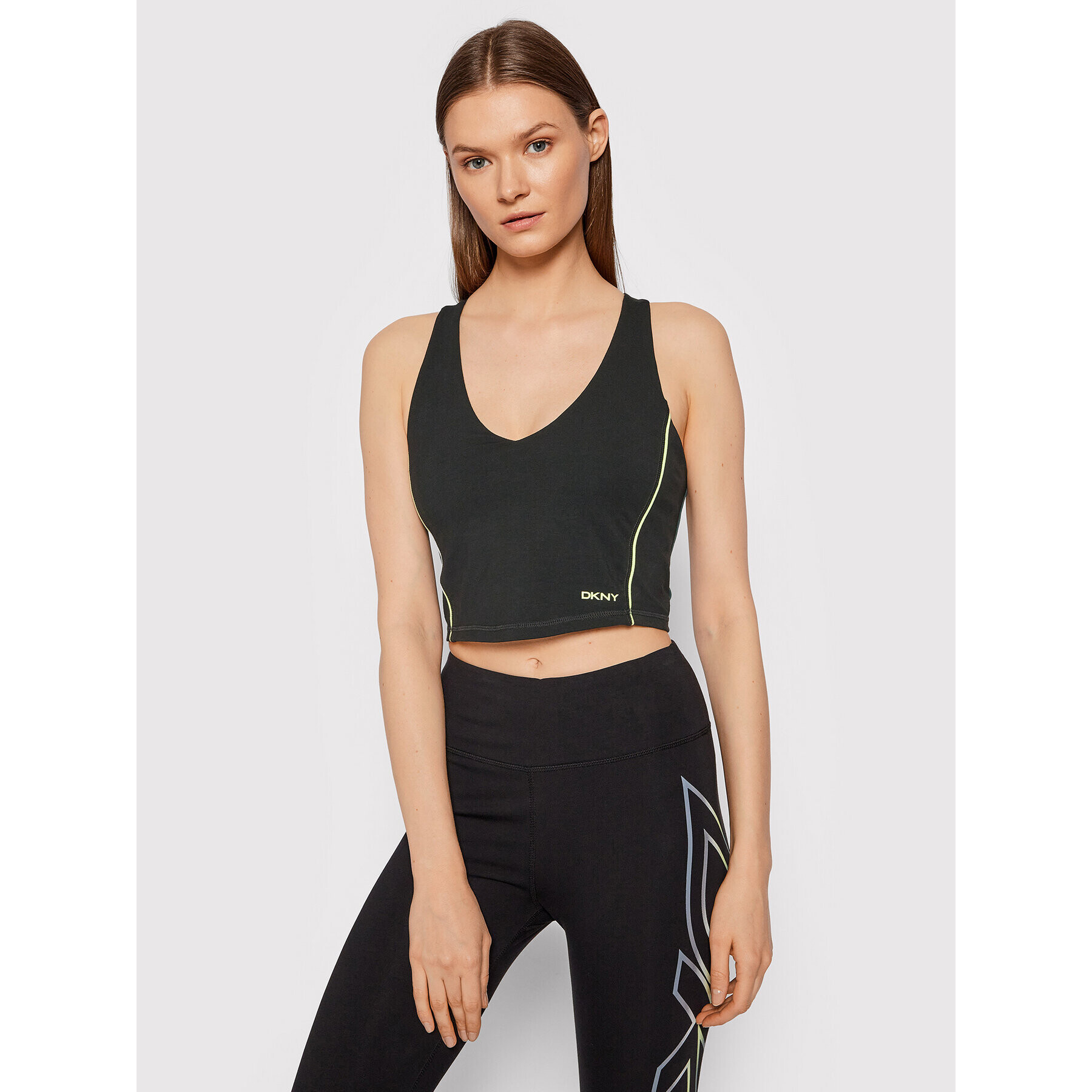 DKNY Sport Top DP1T8342 Čierna Slim Fit - Pepit.sk