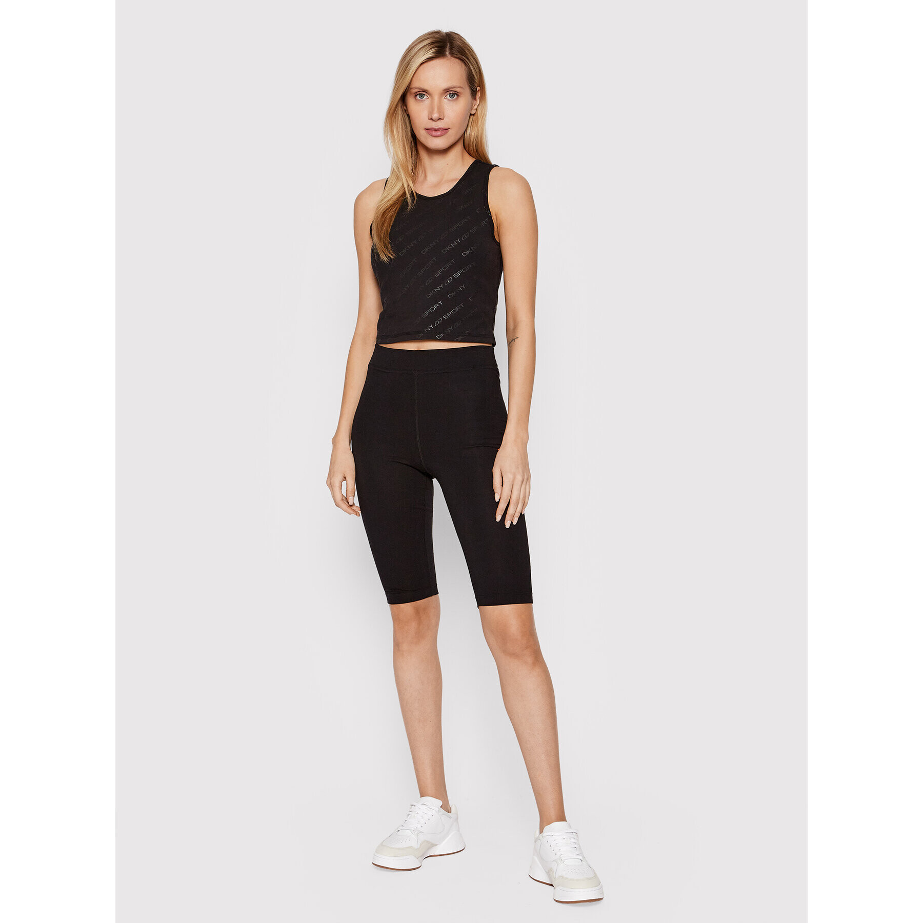 DKNY Sport Top DP1T8467 Čierna Slim Fit - Pepit.sk