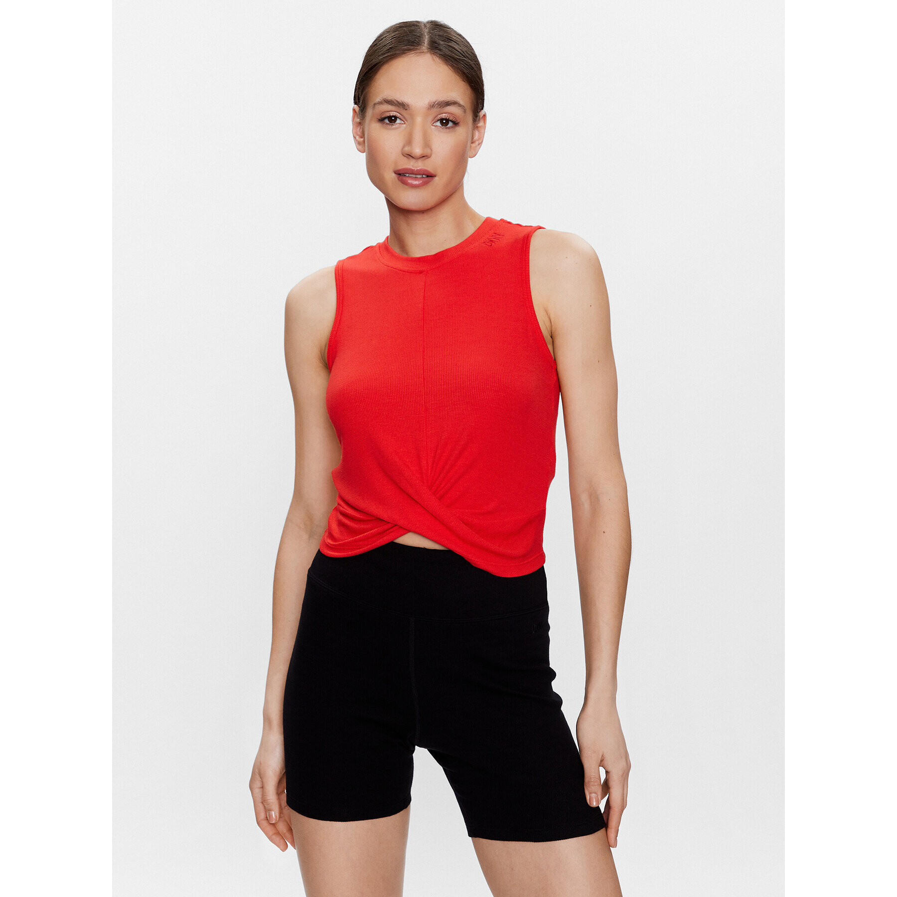 DKNY Sport Top DP3T9264 Červená Classic Fit - Pepit.sk