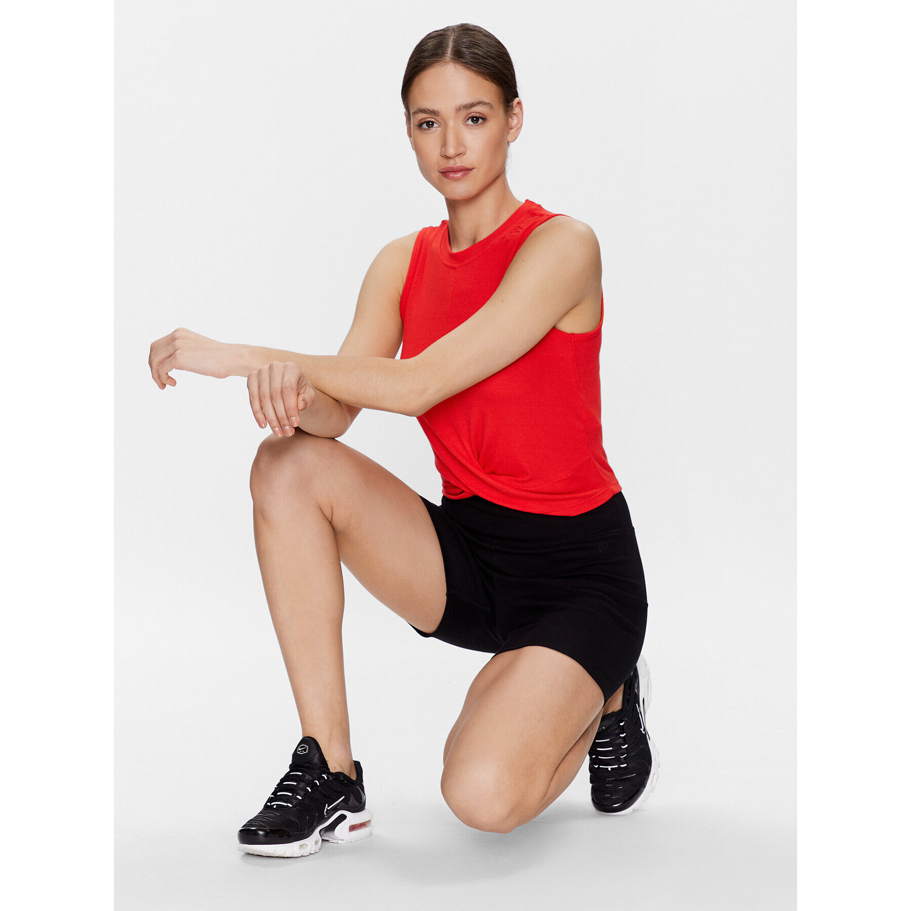 DKNY Sport Top DP3T9264 Červená Classic Fit - Pepit.sk