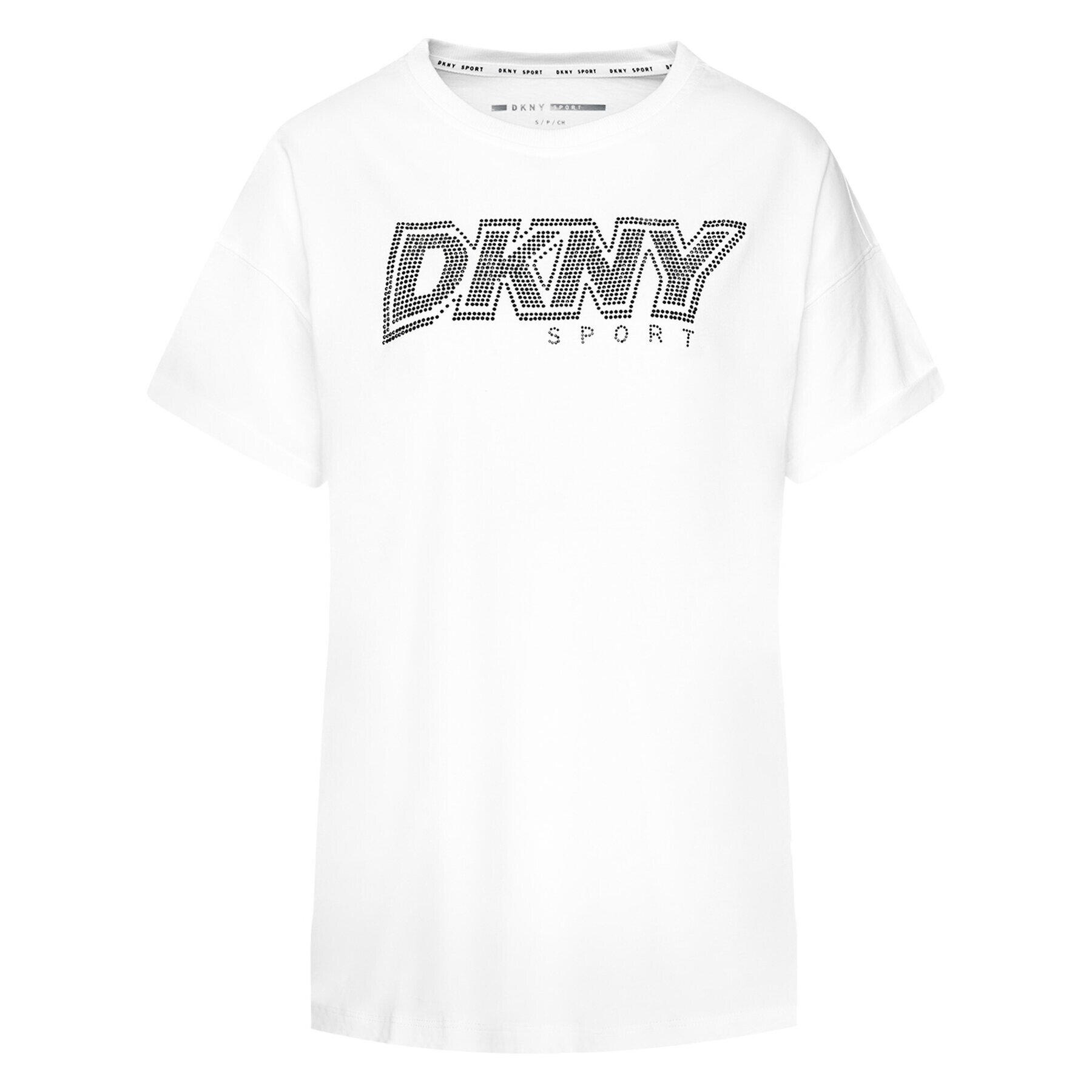 DKNY Sport Tričko DP0T7477 Biela Relaxed Fit - Pepit.sk