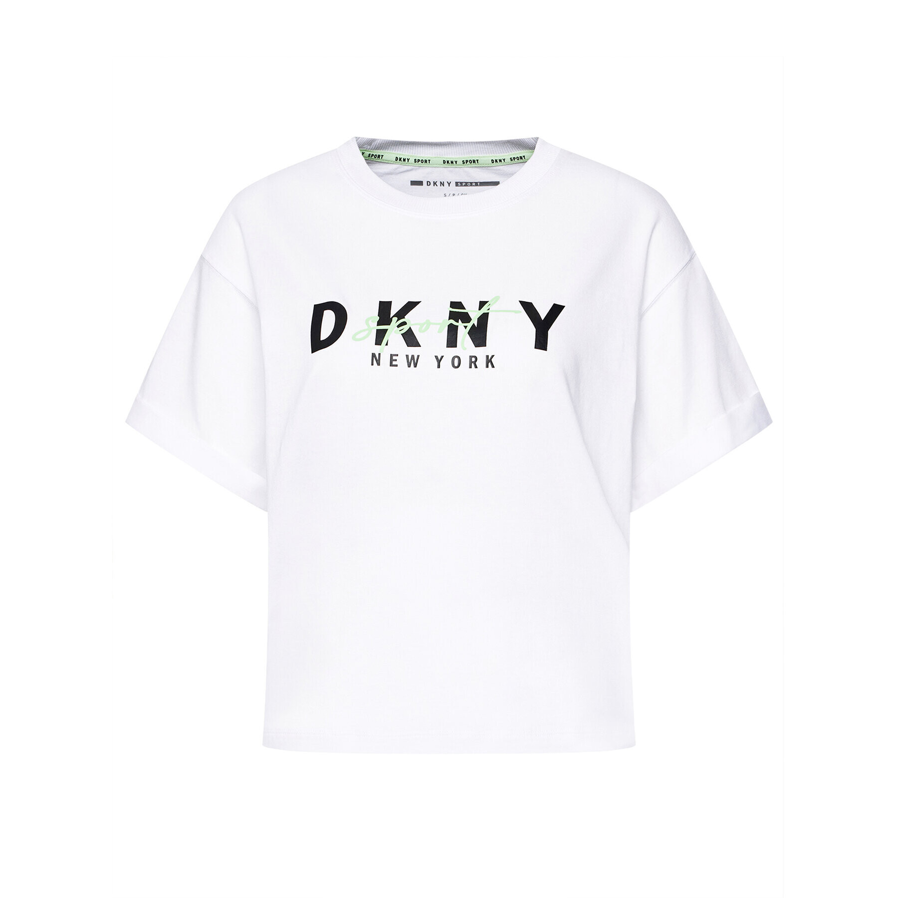 DKNY Sport Tričko DP0T7854 Biela Oversize - Pepit.sk