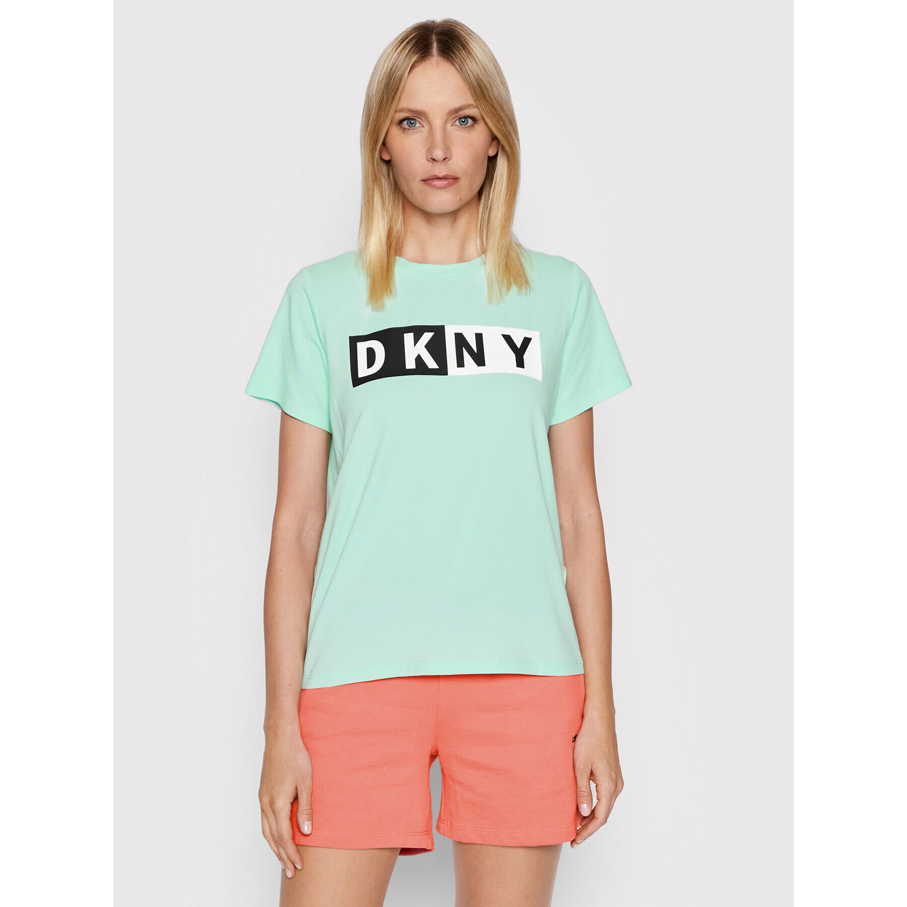 DKNY Sport Tričko DP1T5894 Zelená Regular Fit - Pepit.sk