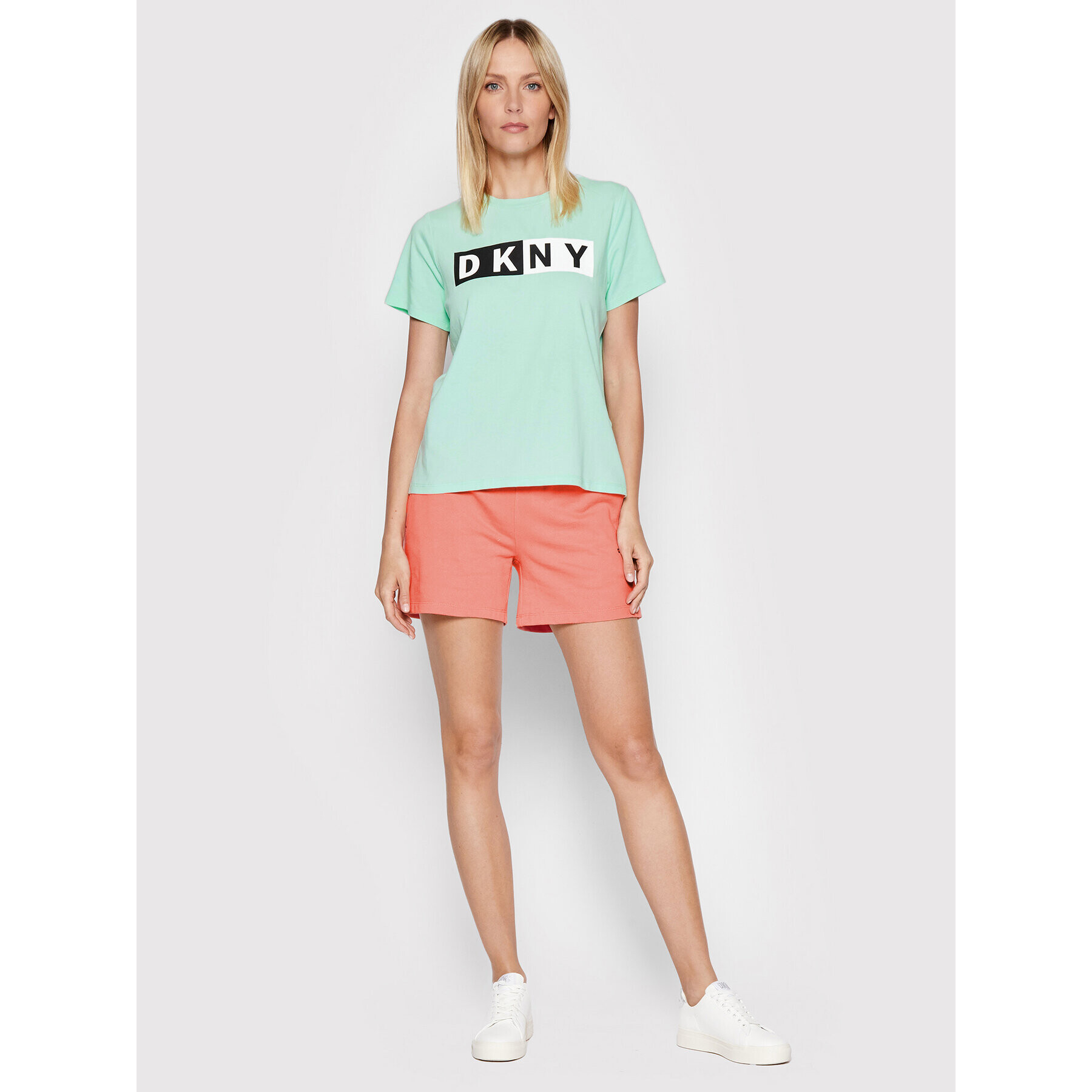 DKNY Sport Tričko DP1T5894 Zelená Regular Fit - Pepit.sk