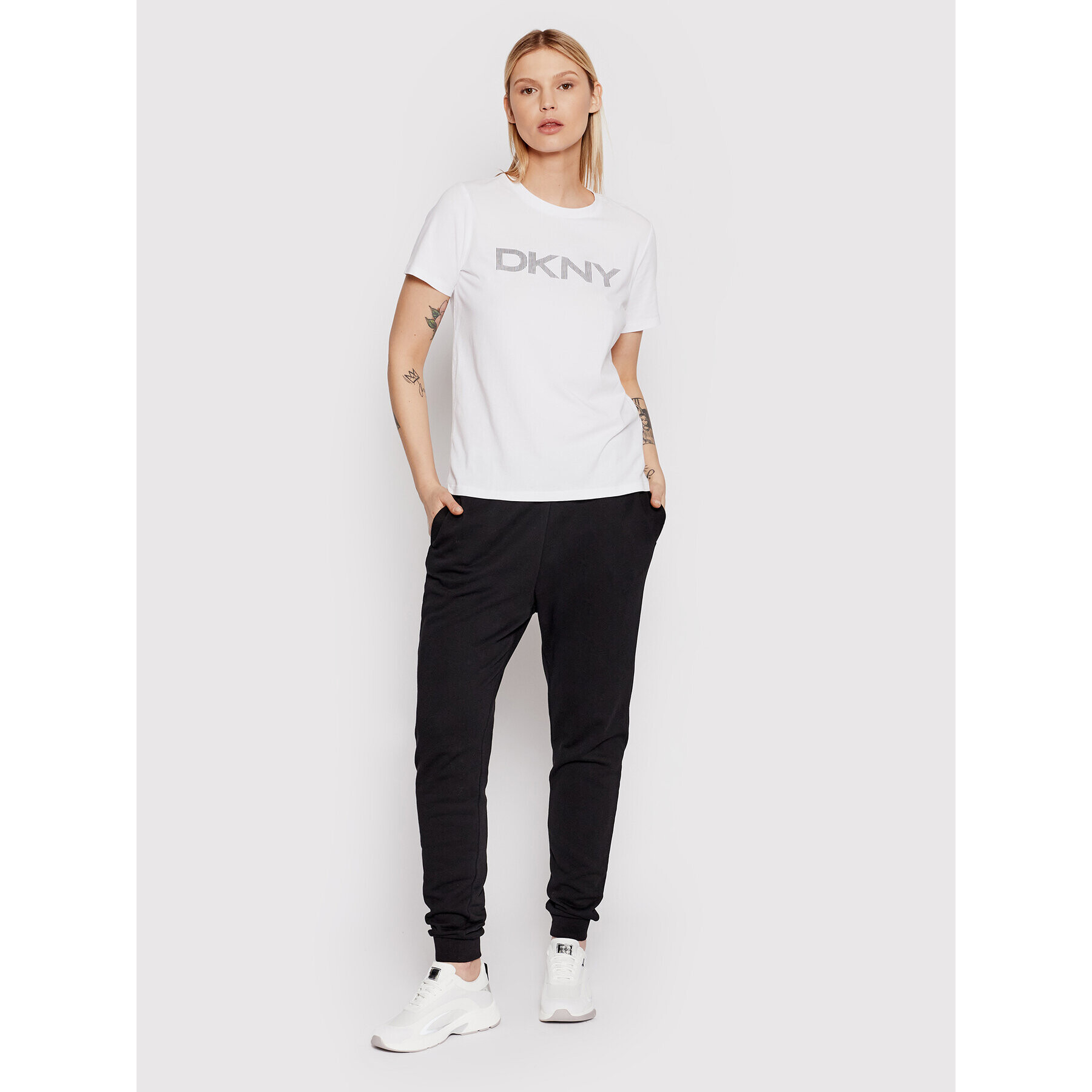 DKNY Sport Tričko DP1T6749 Biela Regular Fit - Pepit.sk