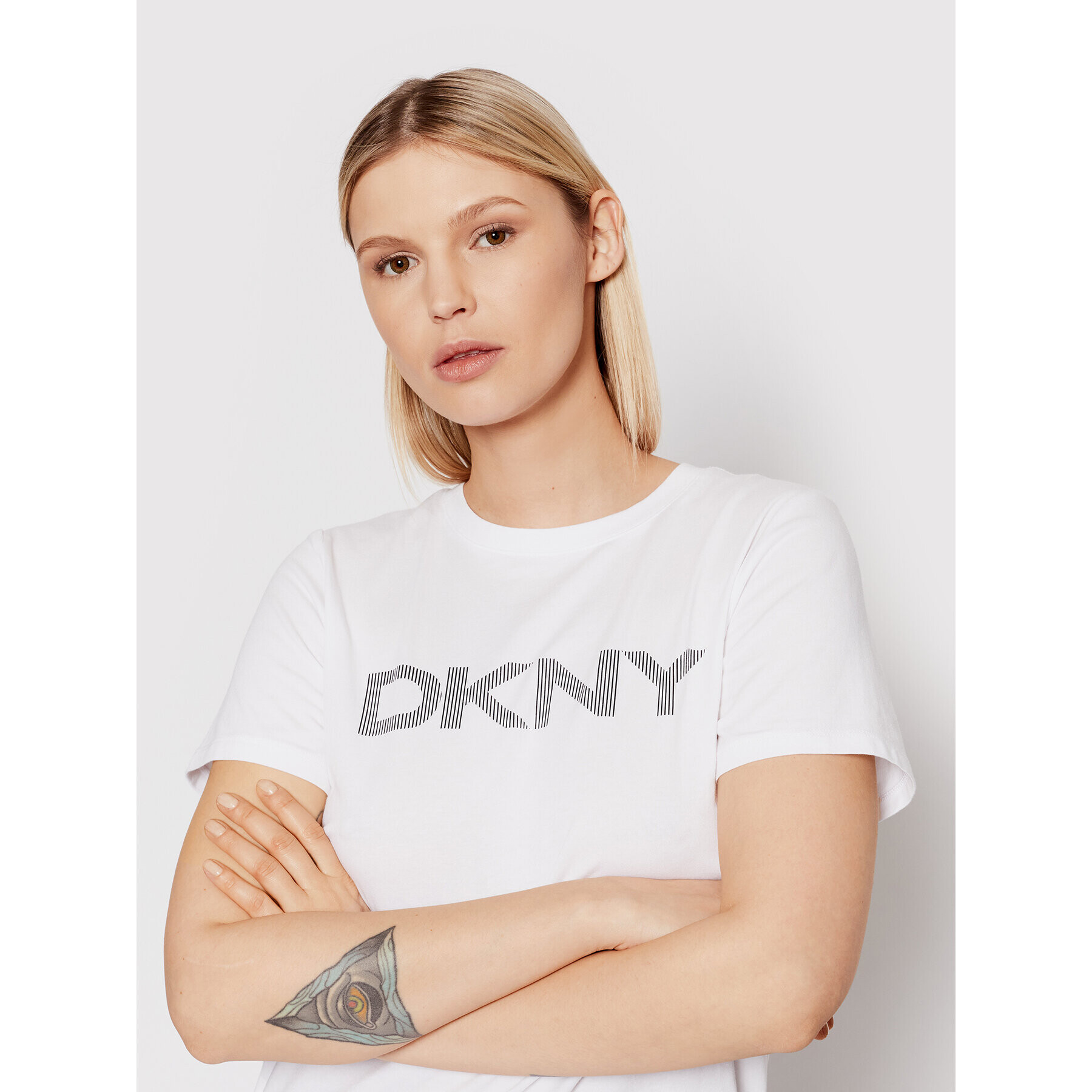 DKNY Sport Tričko DP1T6749 Biela Regular Fit - Pepit.sk