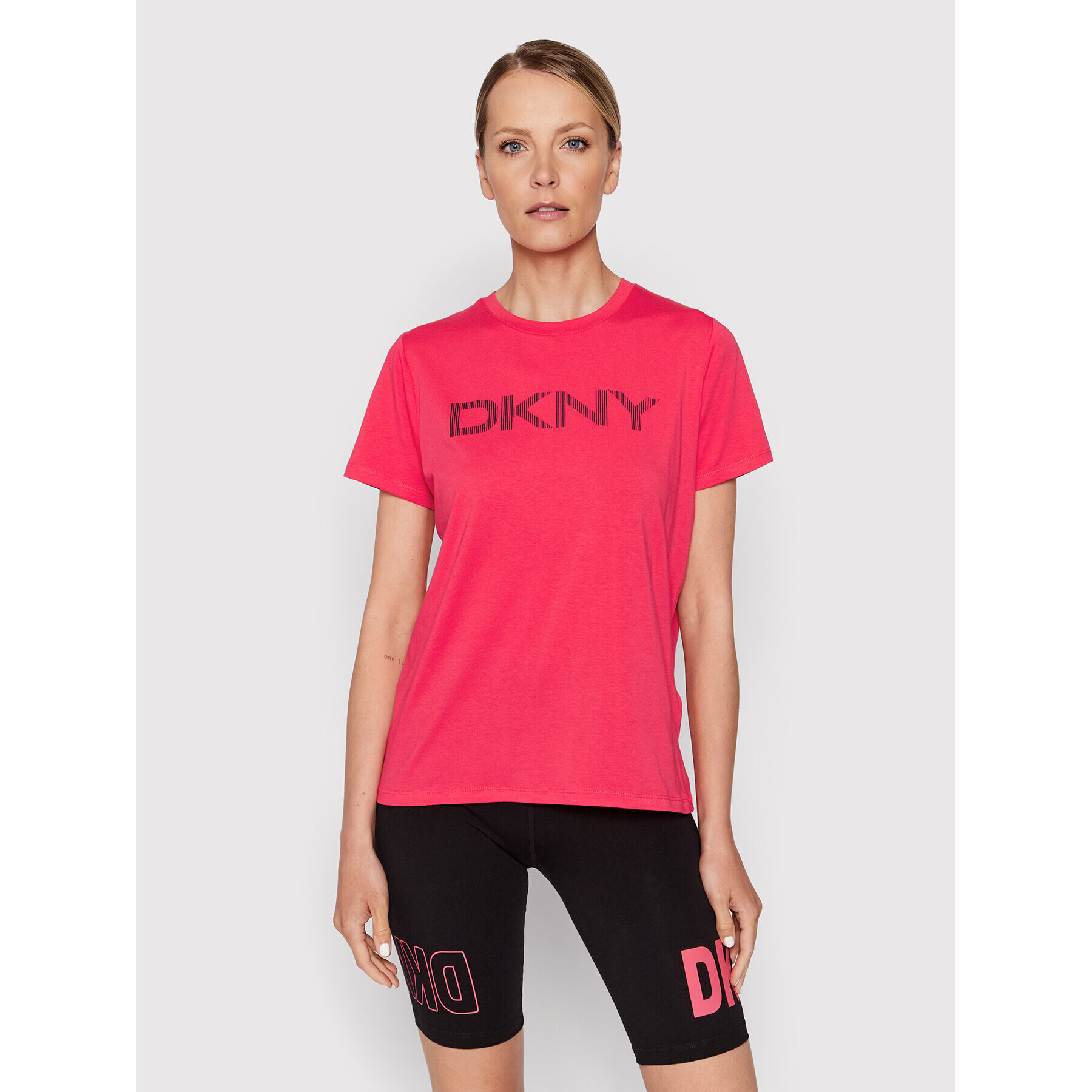 DKNY Sport Tričko DP1T6749 Ružová Regular Fit - Pepit.sk