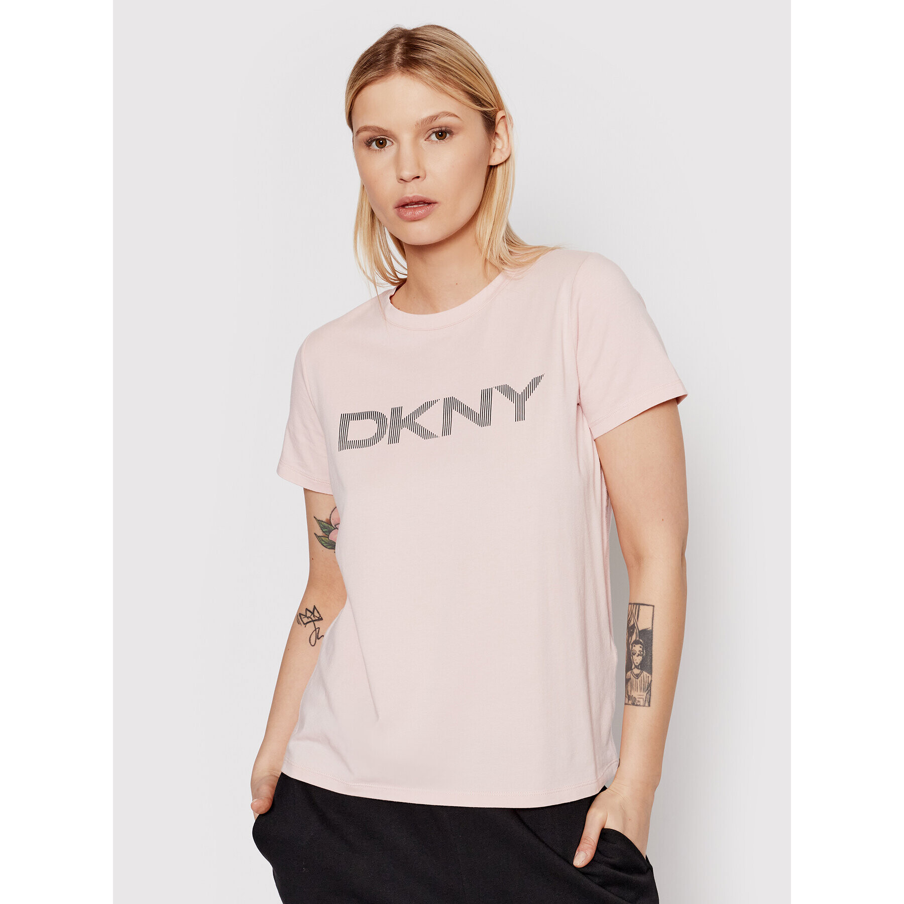 DKNY Sport Tričko DP1T6749 Ružová Regular Fit - Pepit.sk