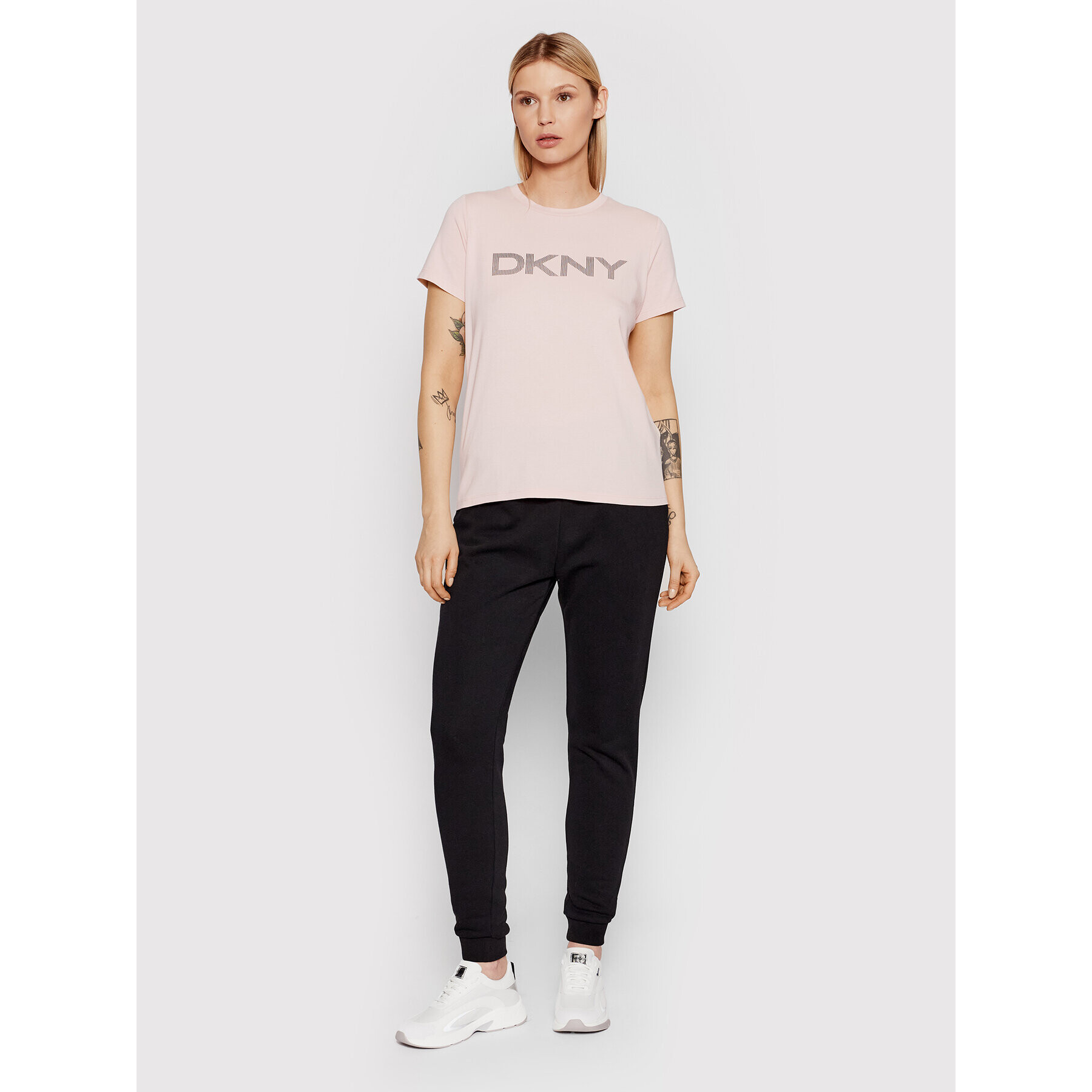 DKNY Sport Tričko DP1T6749 Ružová Regular Fit - Pepit.sk